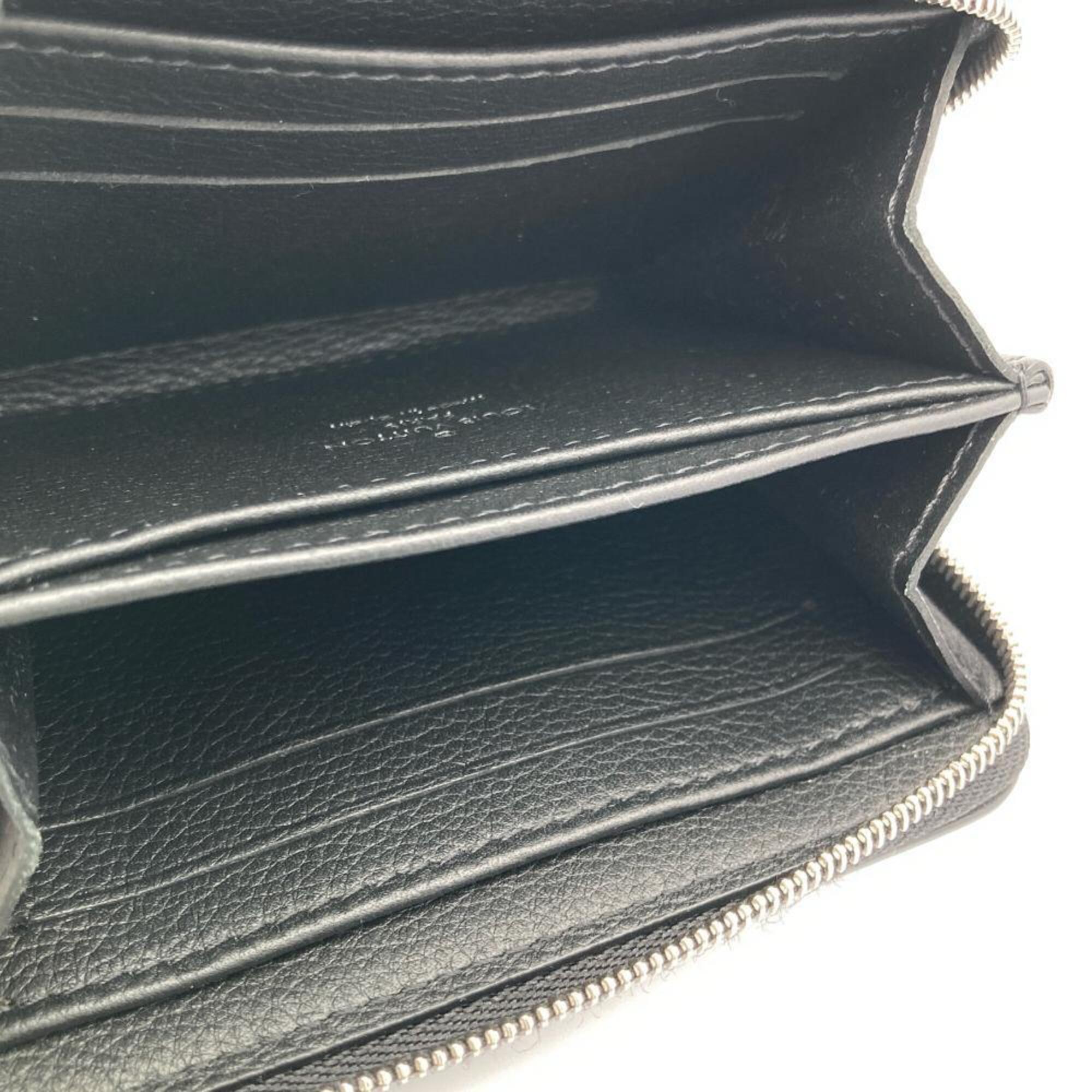Louis Vuitton Black Noir Leather Coin Purse/Coin Case (Pre-Owned)