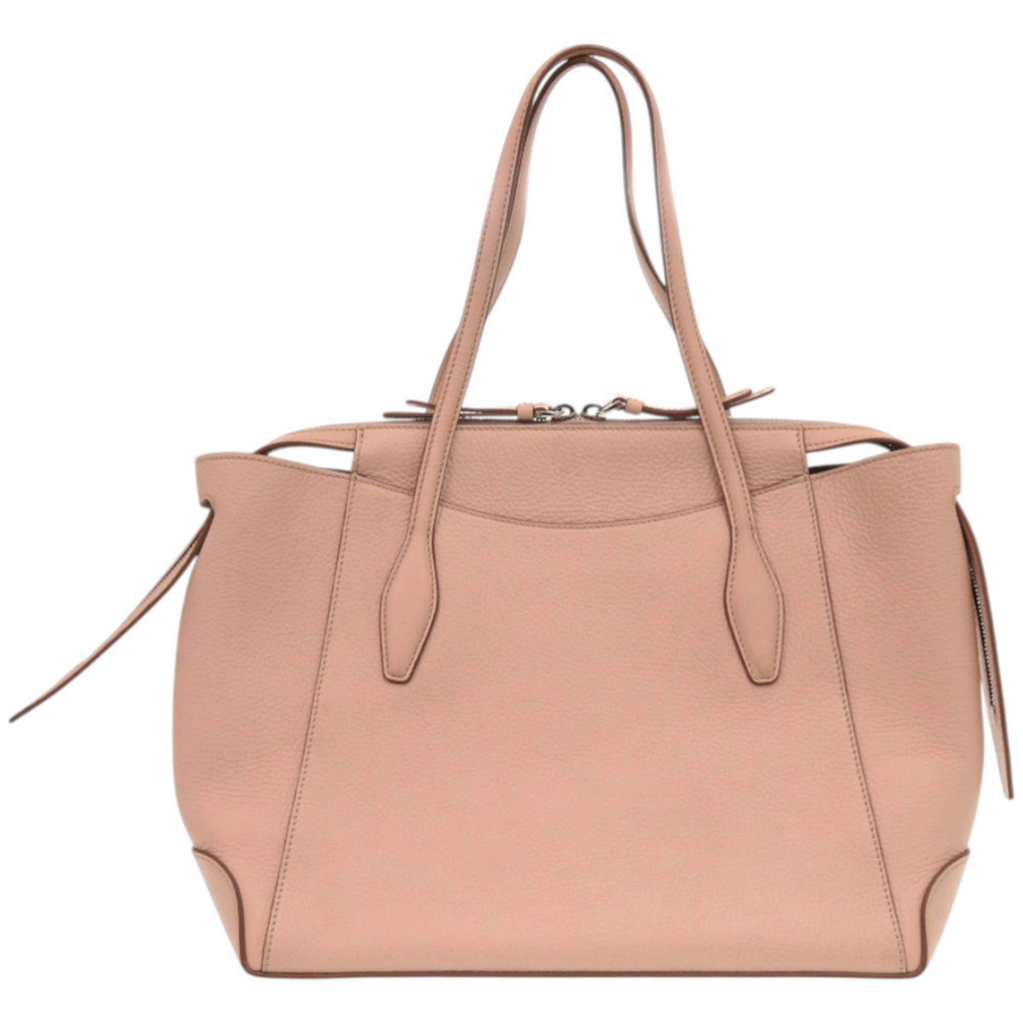 Tod's Pink Leather Tote Bag (Pre-Owned)