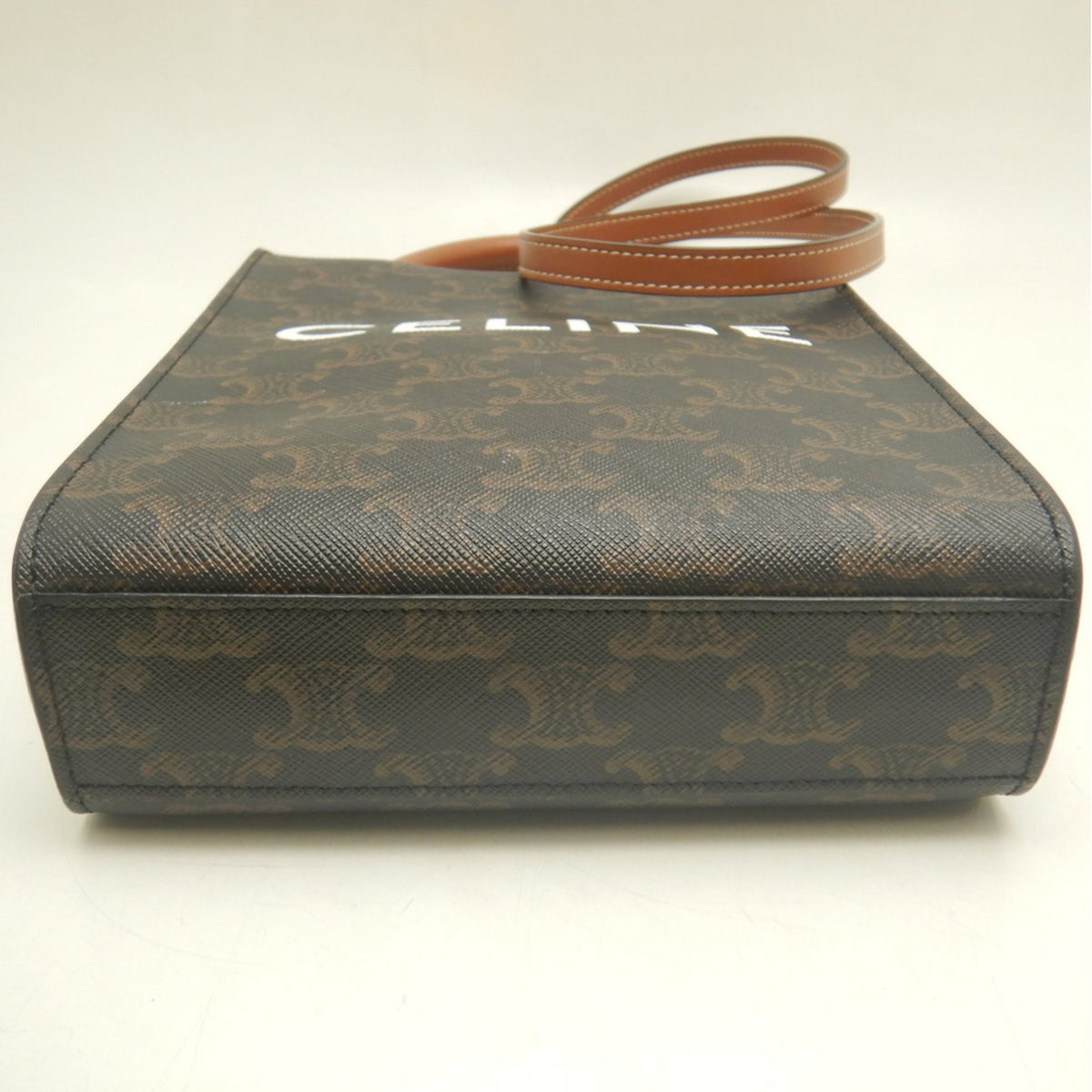 Celine Gold Coated Canvas Tote Bag (Pre-Owned)