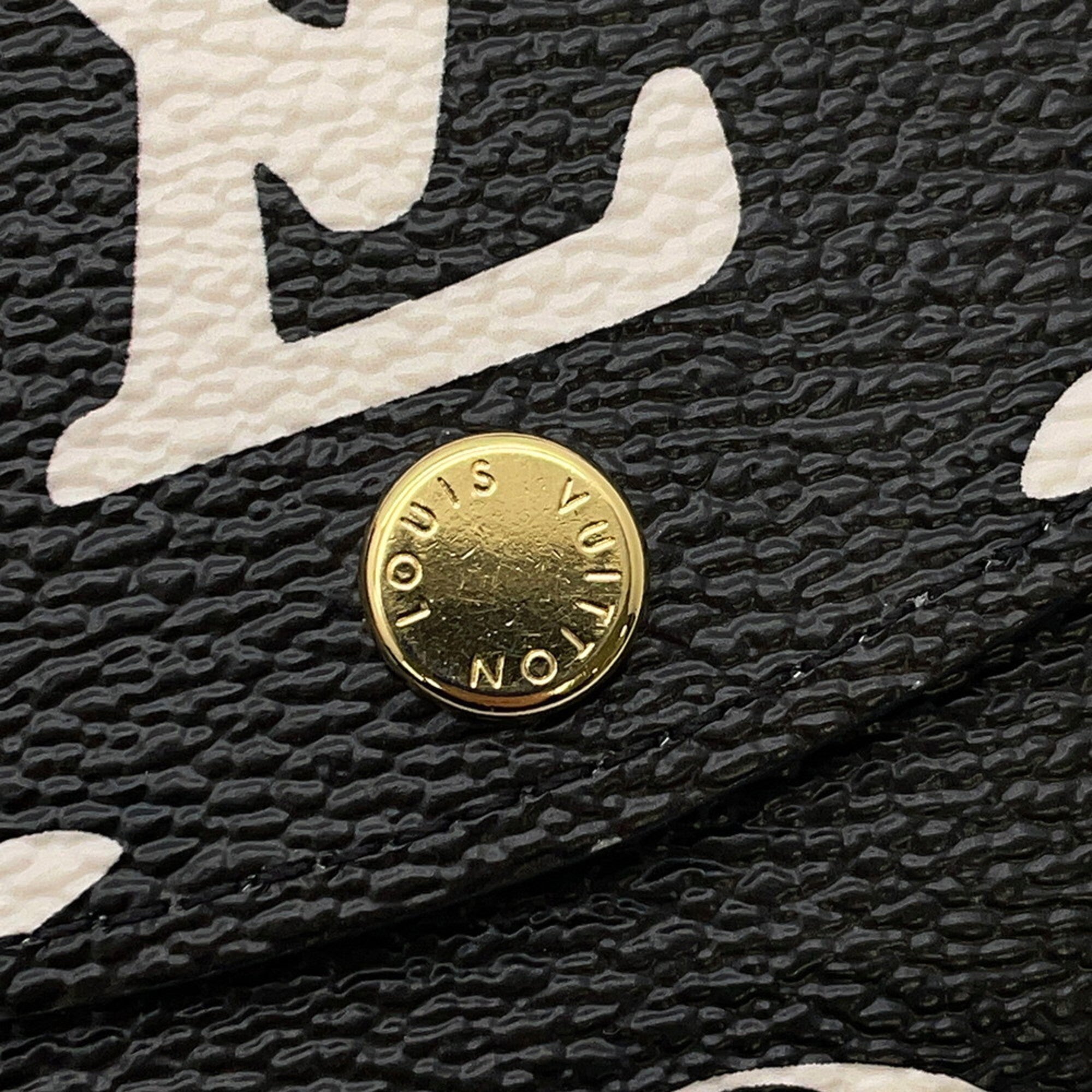 Louis Vuitton Monogram Black Multi-Color Noir Monogram Coin Purse/Coin Case (Pre-Owned)