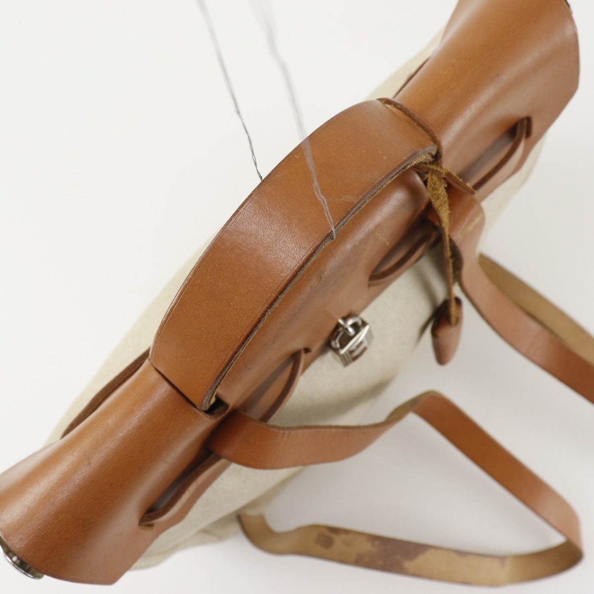 Hermes Beige Toile H Backpack (Pre-Owned)