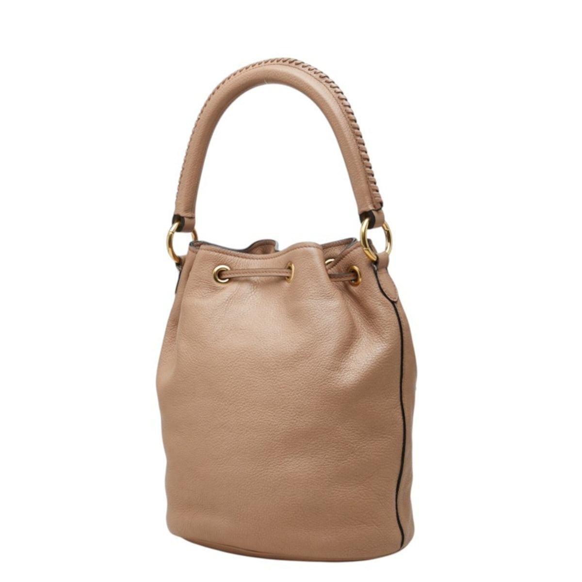 Miu Miu Pink Beige Leather Handbag (Pre-Owned)