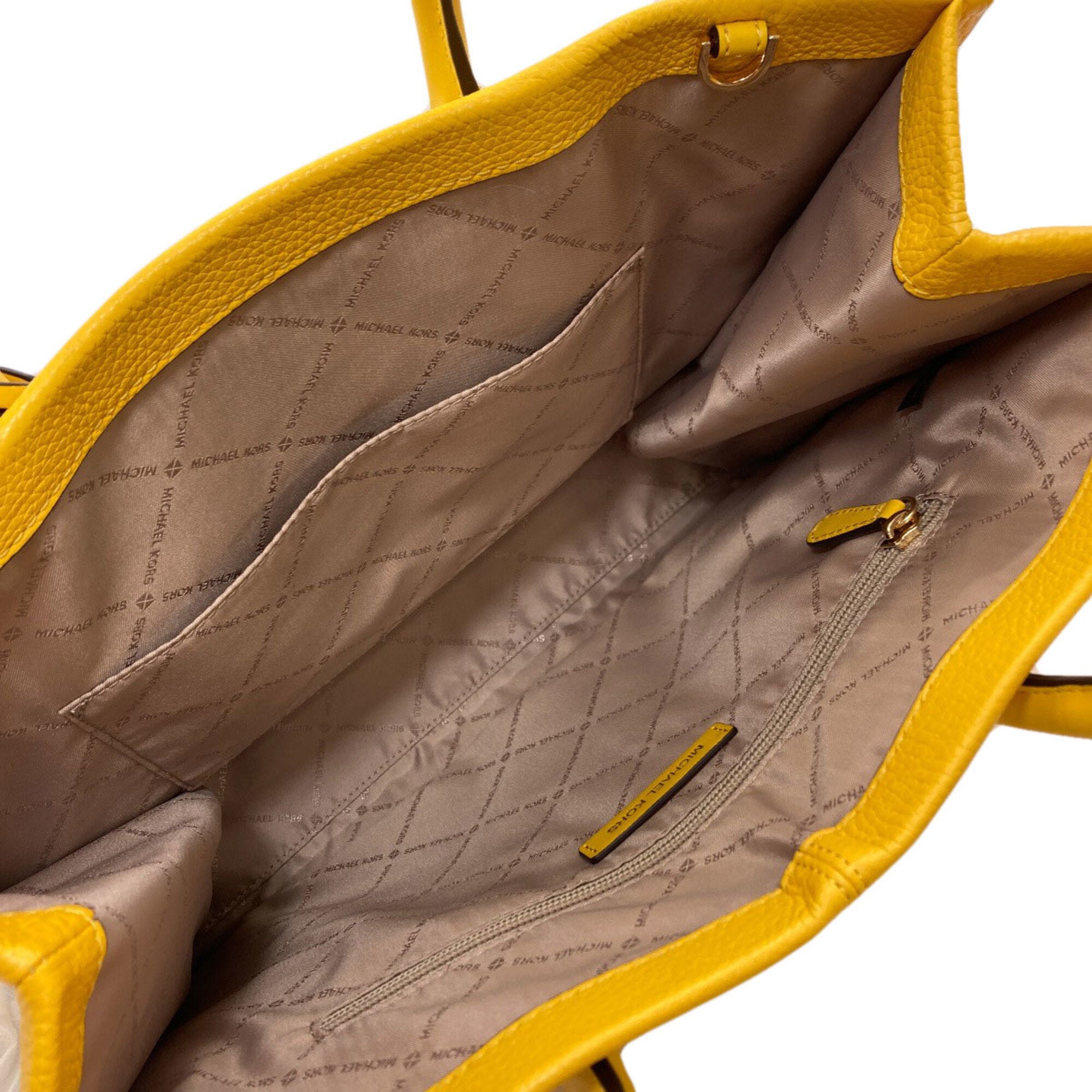 Michael Kors Yellow Leather Handbag (Pre-Owned)