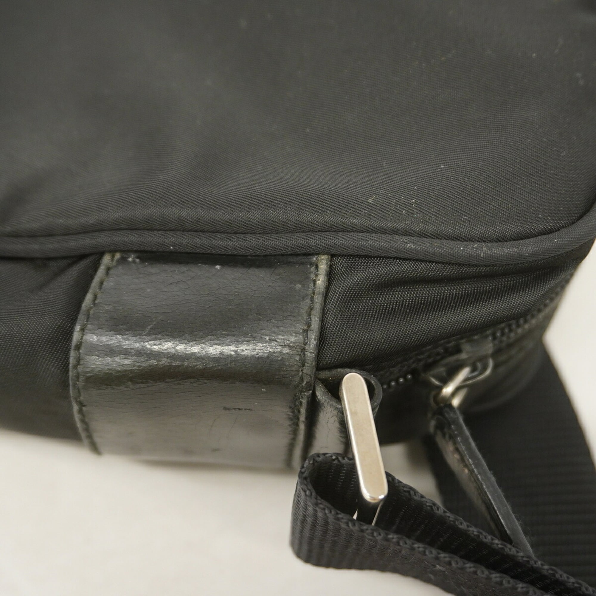 Prada Black Nylon Shoulder Bag (Pre-Owned)