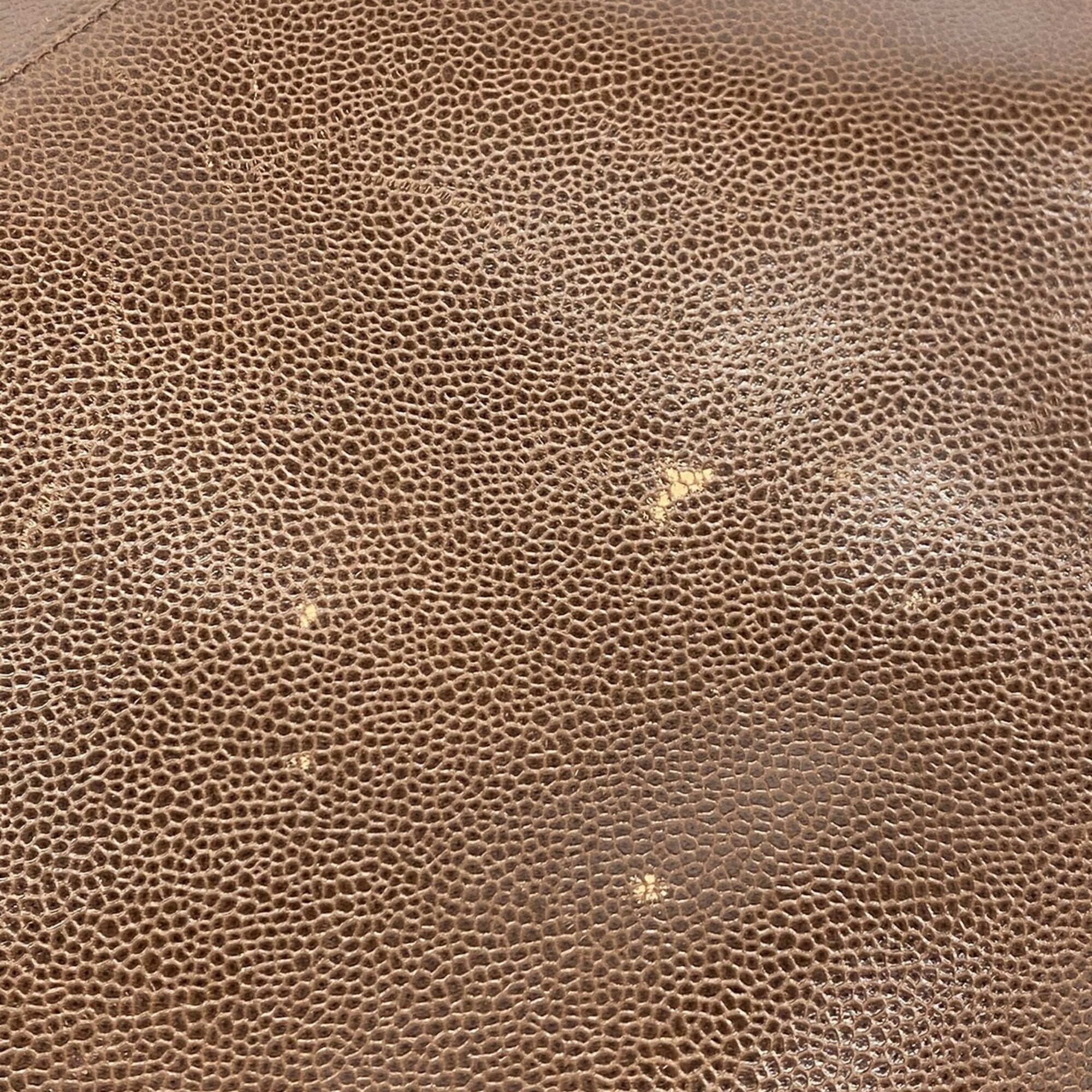 Chanel Brown Grained Calfskin Tote Bag (Pre-Owned)