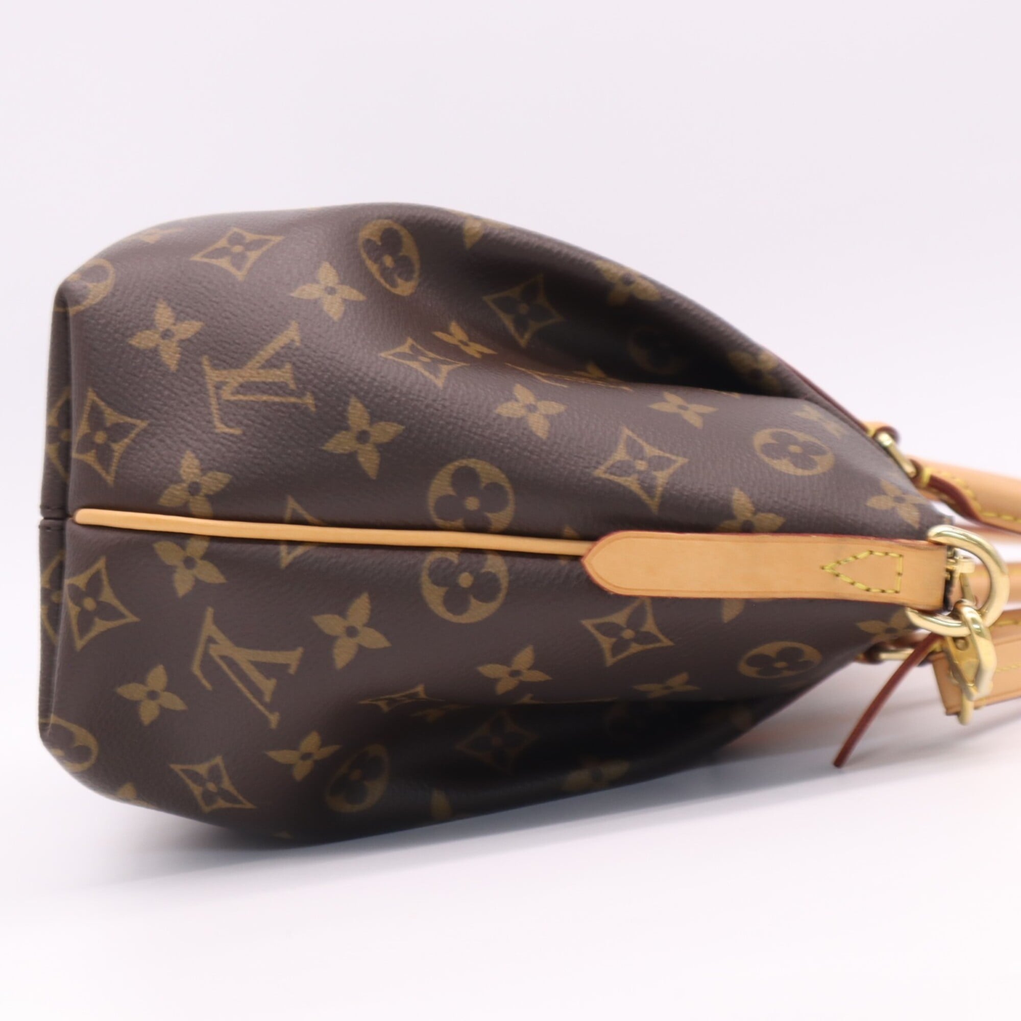 Louis Vuitton Monogram Beige Brown Monogram Monogram Leather Shoulder Bag (Pre-Owned)