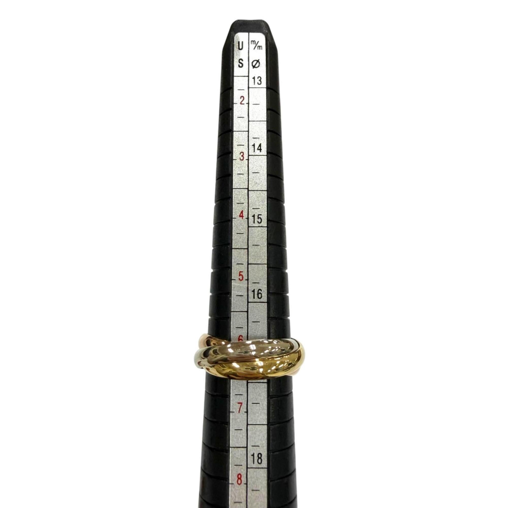 Cartier Pink Gold White Gold Yellow Gold Yellow Gold (18K) Pink Gold (18K) White Gold (18K) Band Ring (Pre-Owned)