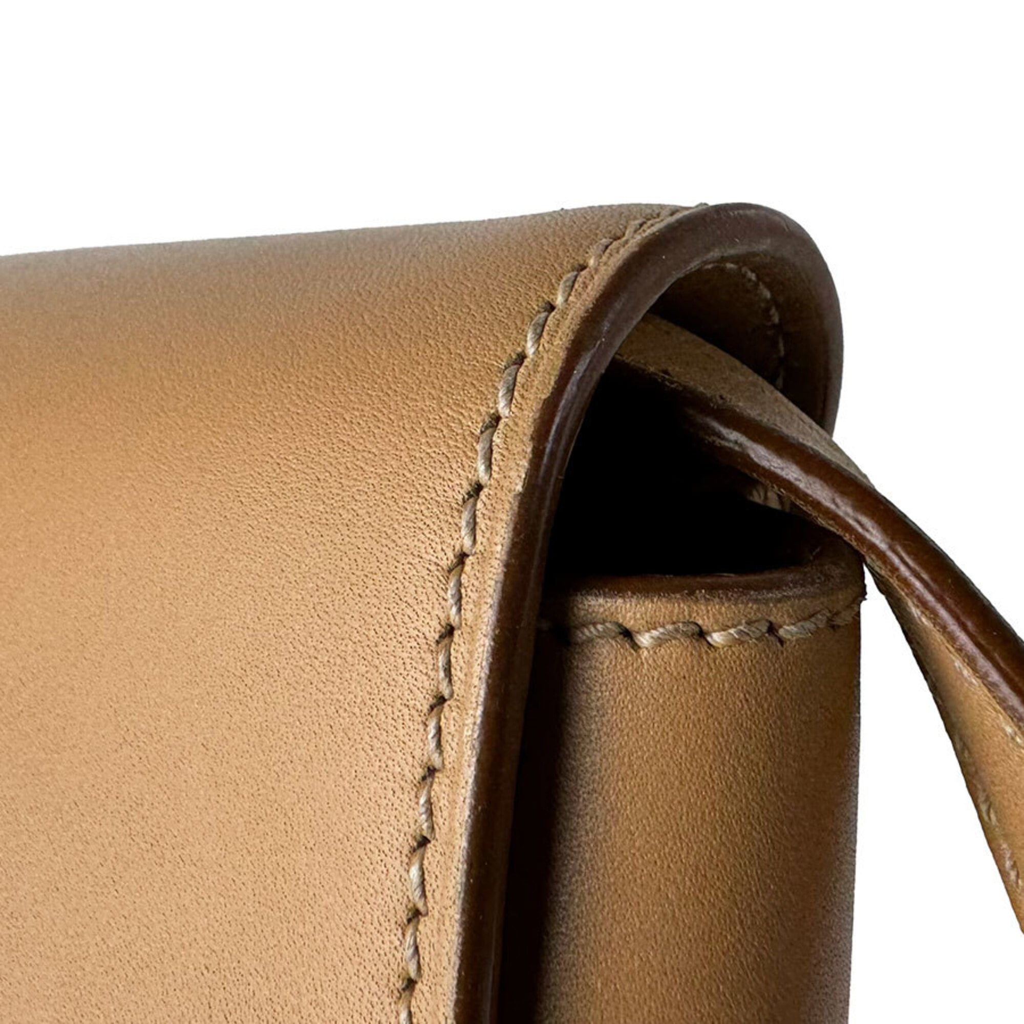 Saint Laurent Beige Leather Shoulder Bag (Pre-Owned)