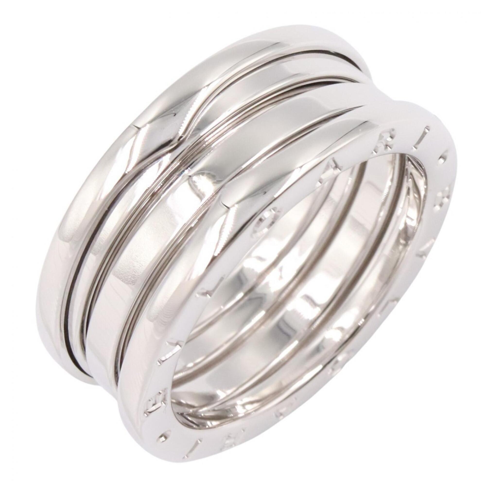 Bvlgari Silver White Gold (18K) Band Ring (Pre-Owned)