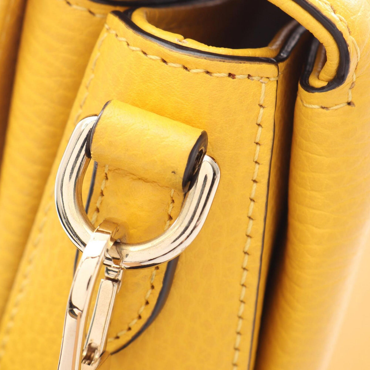 Gucci Yellow Leather Handbag (Pre-Owned)
