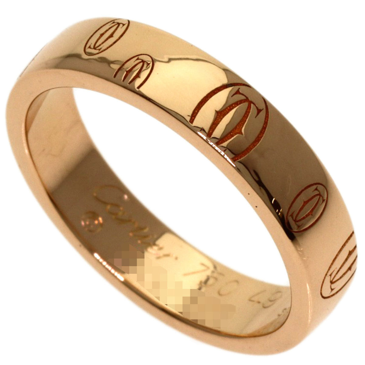 Cartier Happy Birthday Pink Gold (18K) Band Ring (Pre-Owned)