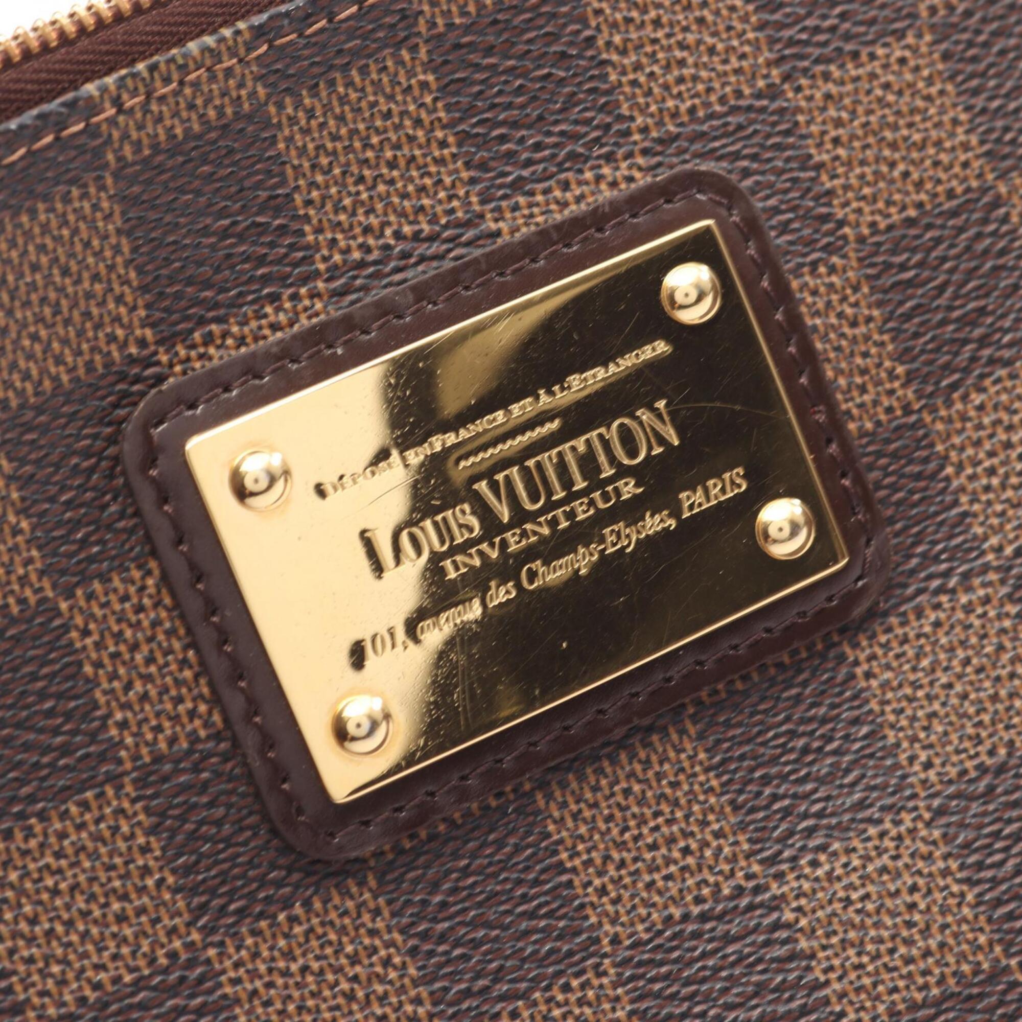 Louis Vuitton Brown Coated Canvas Leather Handbag (Pre-Owned)