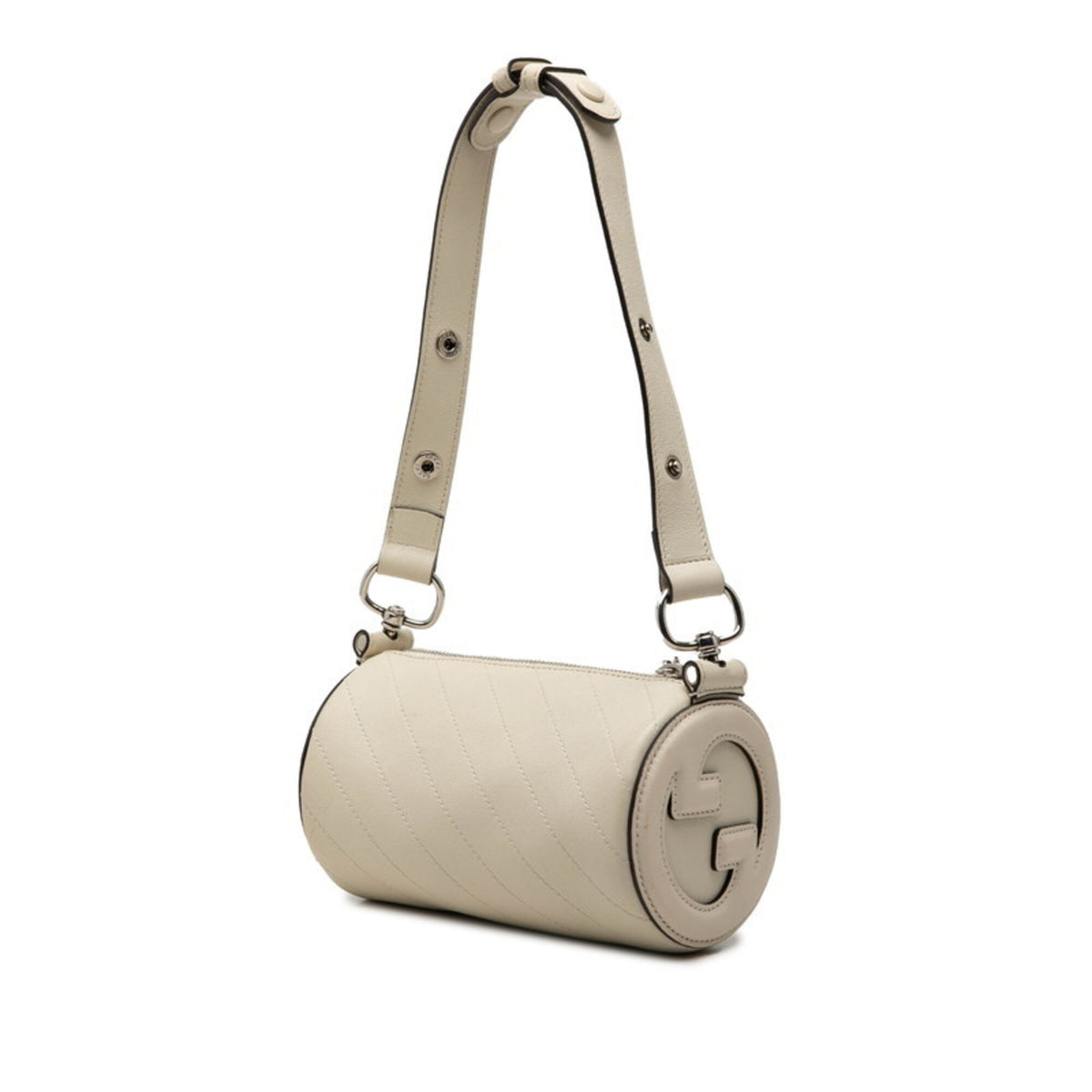 Gucci White Leather Shoulder Bag (Pre-Owned)