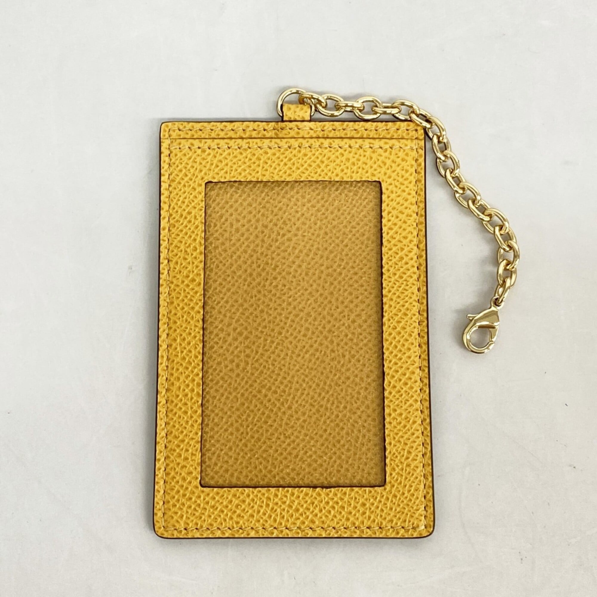 Salvatore Ferragamo Yellow Leather Long Wallet (Bi-Fold) (Pre-Owned)