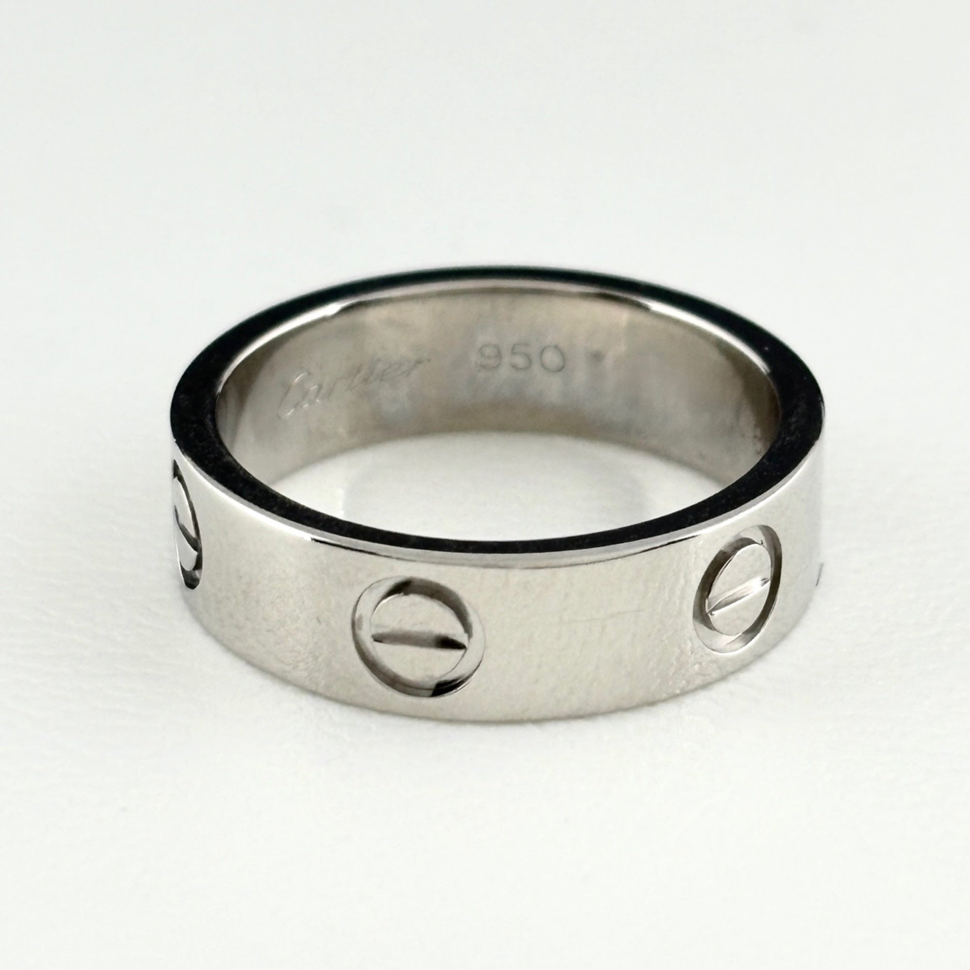Cartier Platinum 950 Band Ring (Pre-Owned)