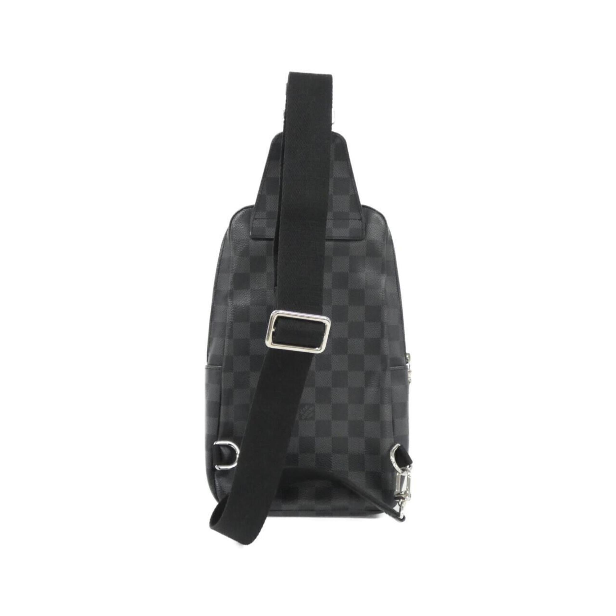 Louis Vuitton Graphite Gray Coated Canvas Shoulder Bag (Pre-Owned)