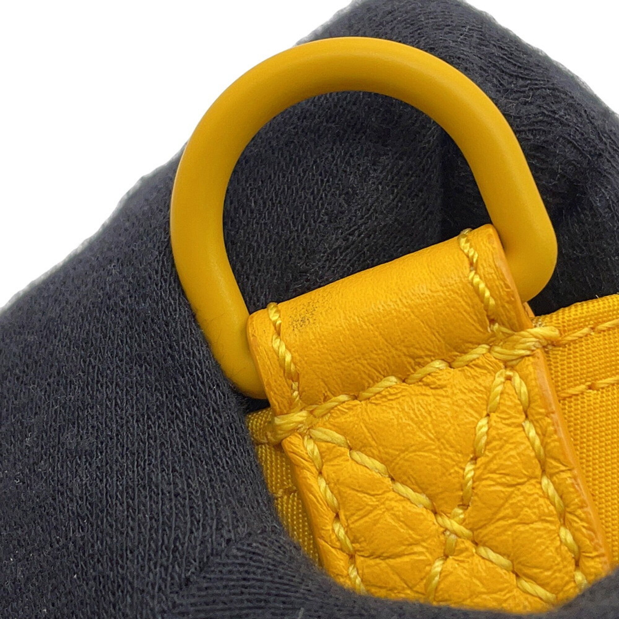 Fendi Yellow Nylon Shoulder Bag (Pre-Owned)