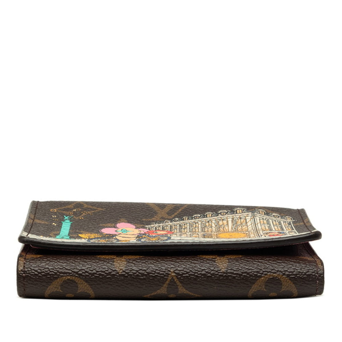 Louis Vuitton Monogram Brown Pink Pvc Wallet (Tri-Fold) (Pre-Owned)