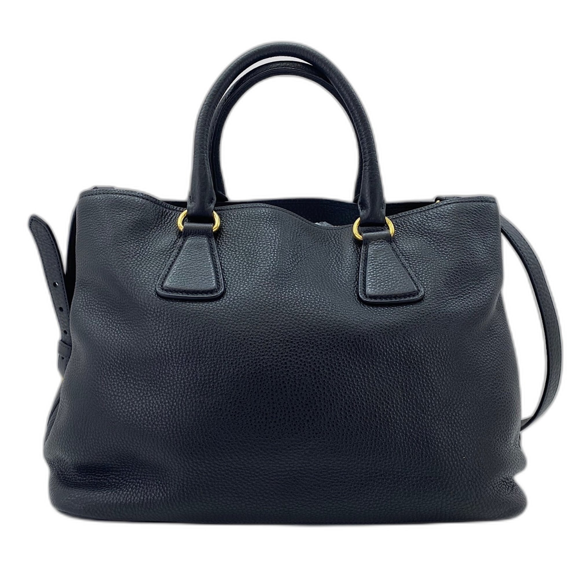 Prada Black Handbag Shoulder Bag (Pre-Owned)