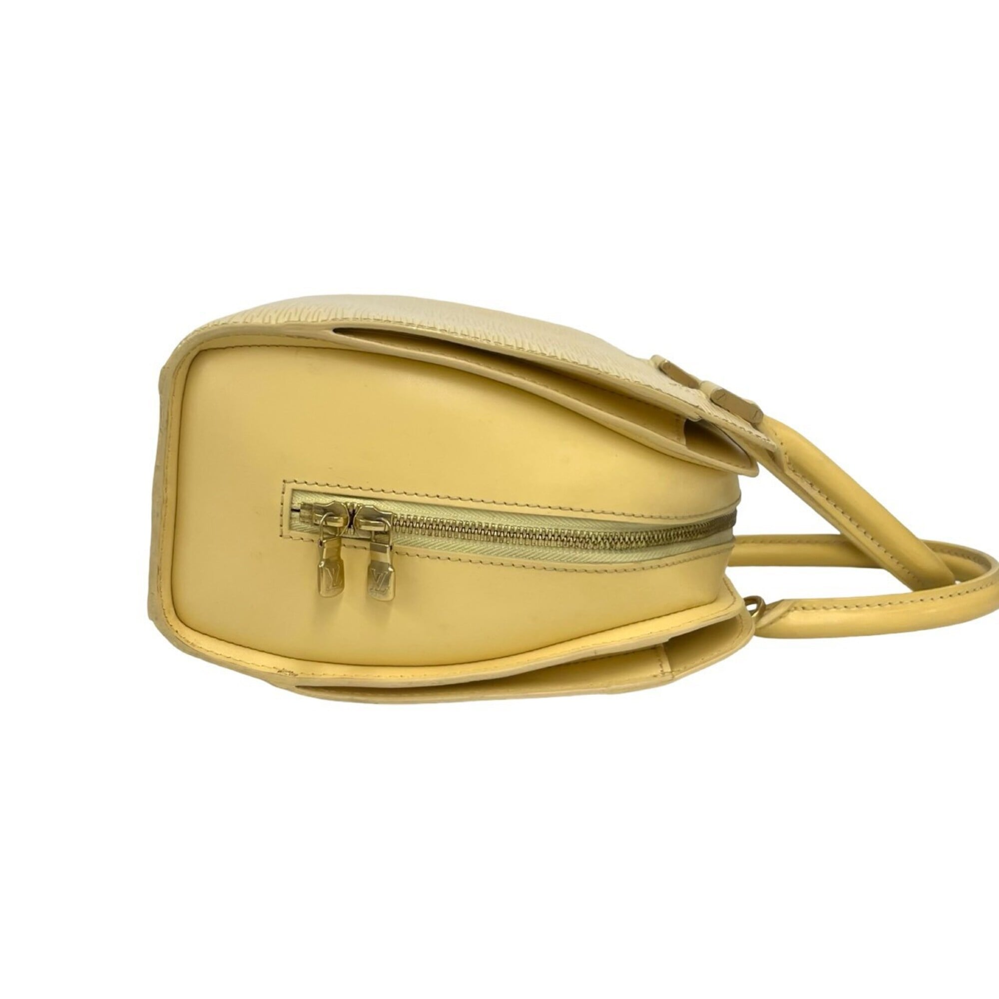 Louis Vuitton Yellow Leather Handbag (Pre-Owned)
