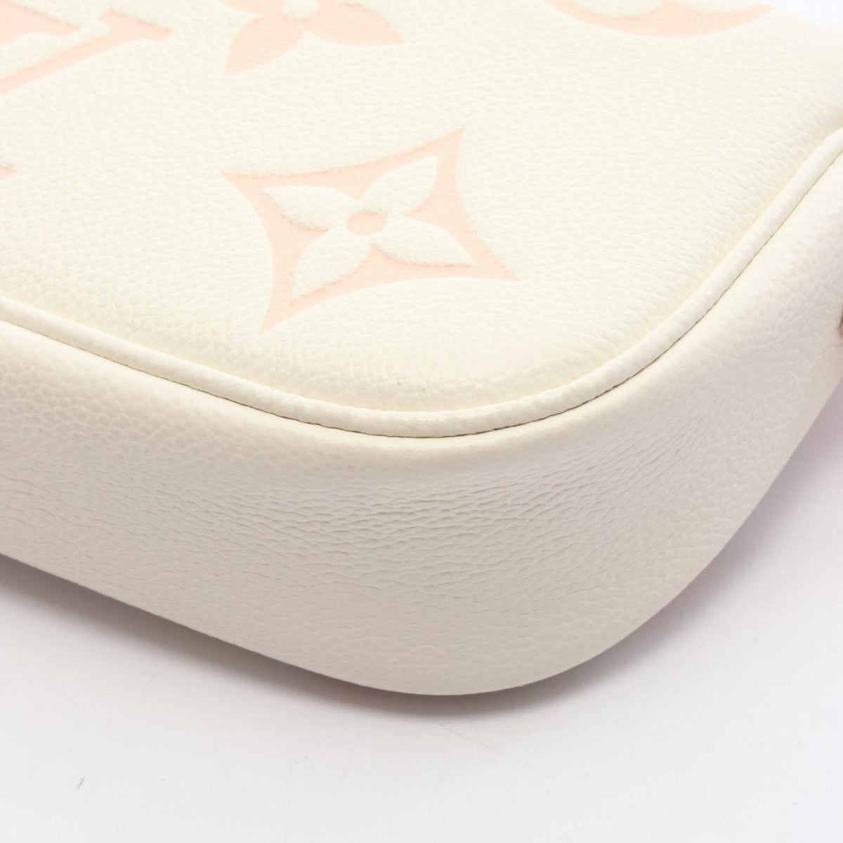 Louis Vuitton Pink White Monogram Empreinte Handbag Shoulder Bag (Pre-Owned)