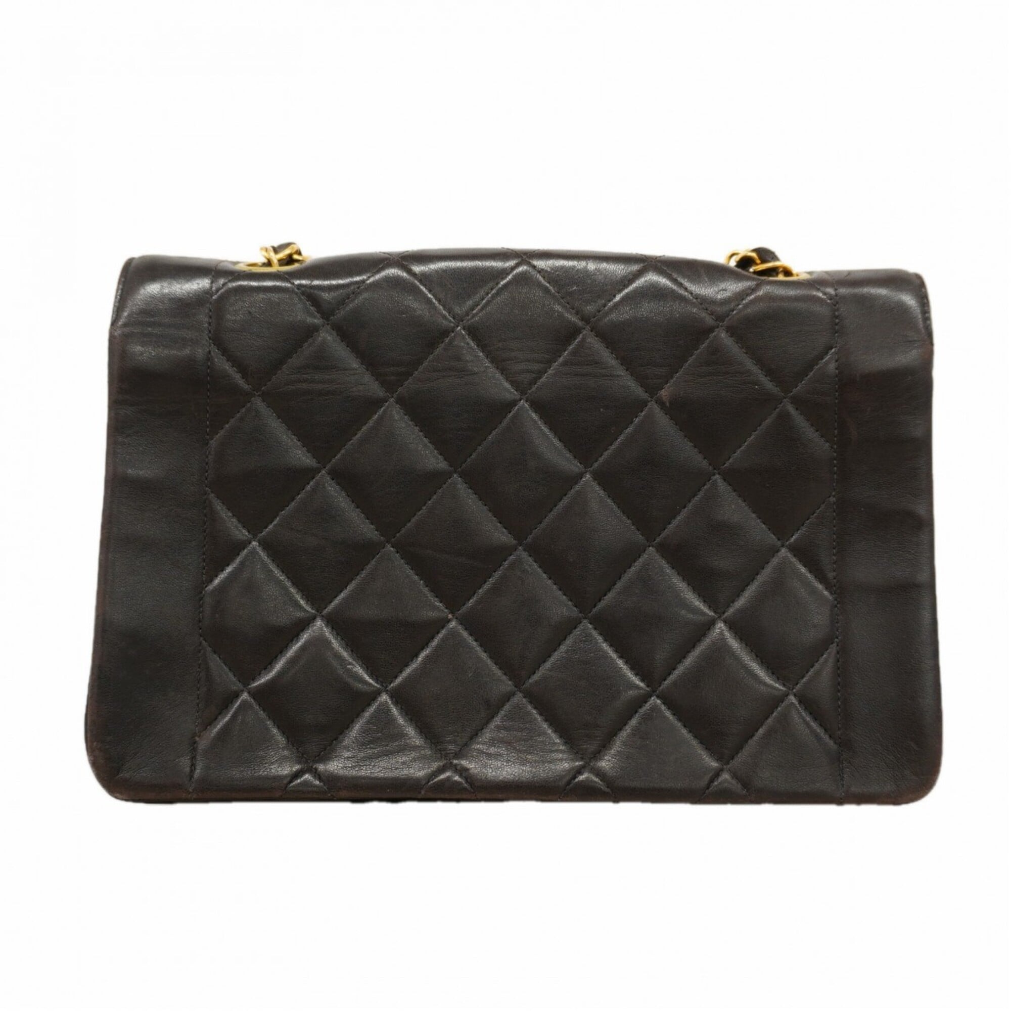 Chanel Black Leather Shoulder Bag (Pre-Owned)