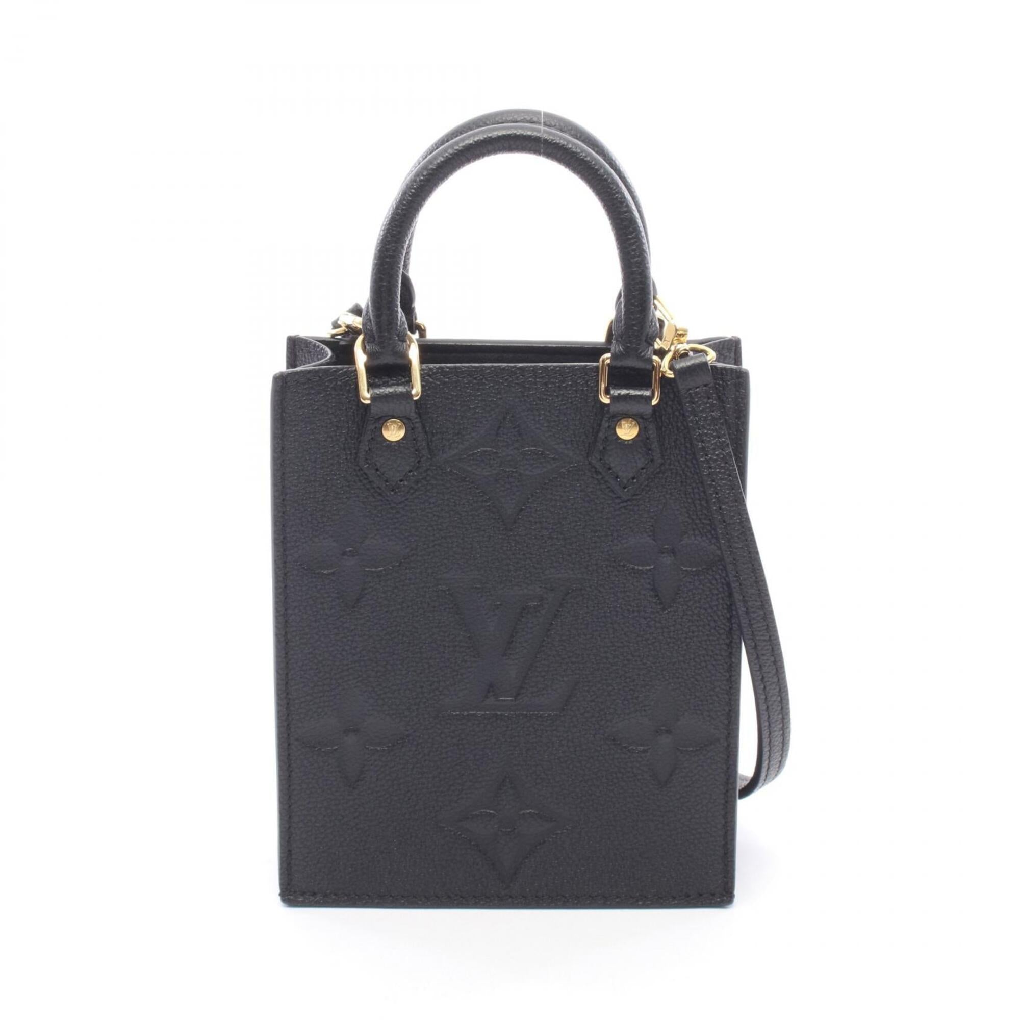 Louis Vuitton Black Noir Monogram Empreinte Handbag (Pre-Owned)