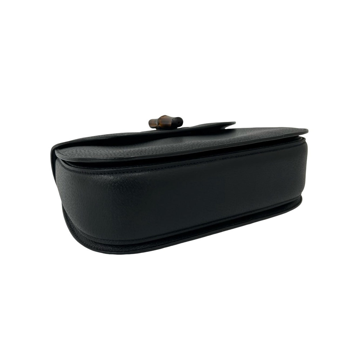 Gucci Black Leather Handbag Tote Bag (Pre-Owned)