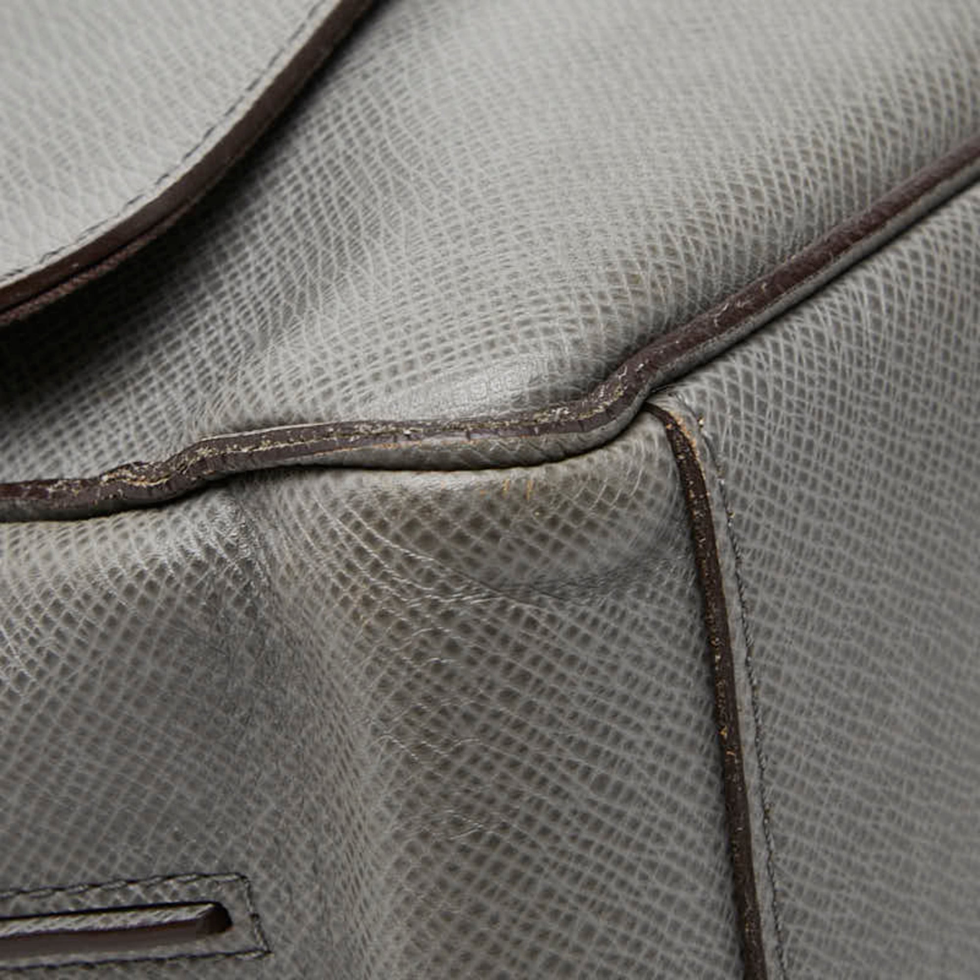 Louis Vuitton Glacier Gray Leather Shoulder Bag (Pre-Owned)