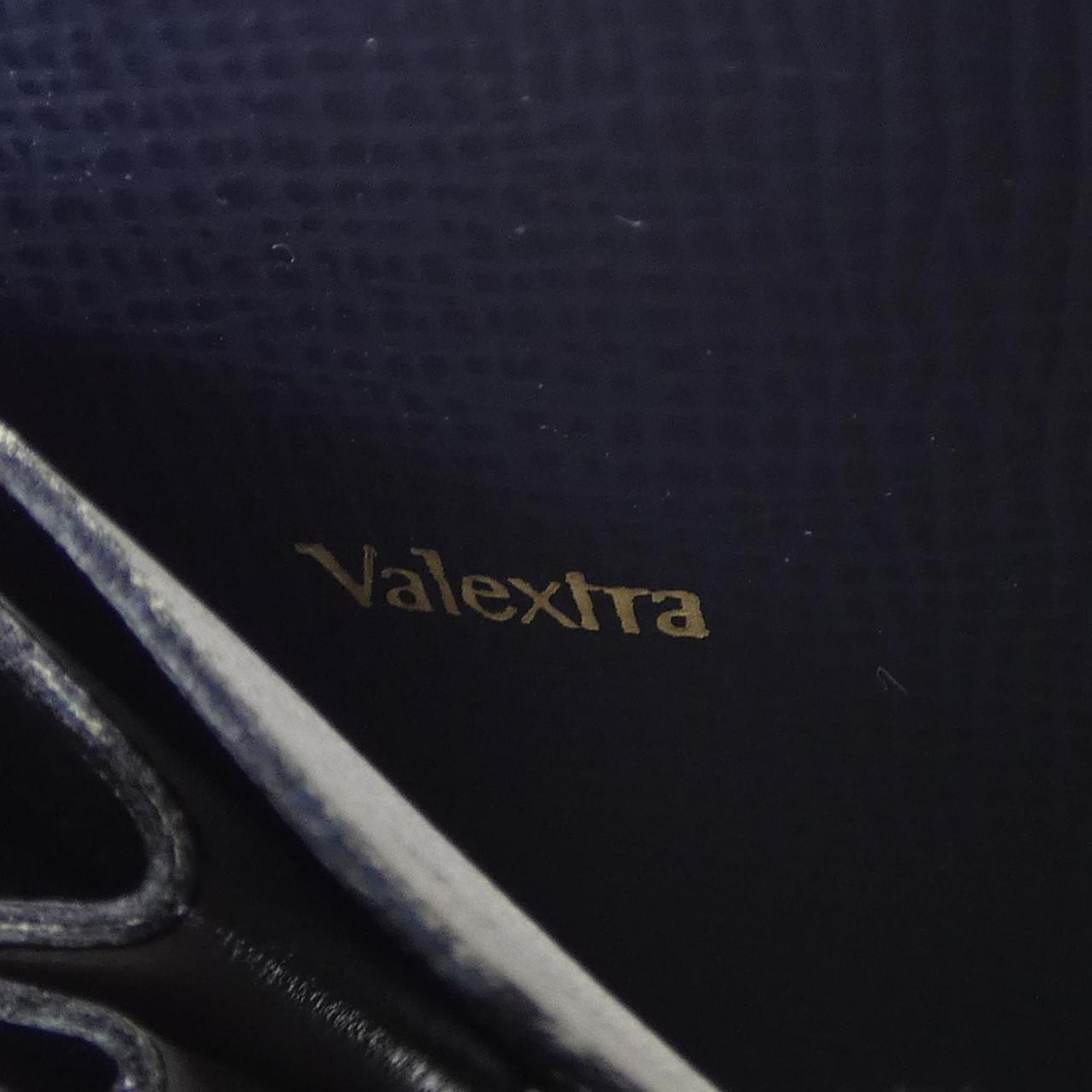 Valextra Navy Leather Coin Purse/Coin Case (Pre-Owned)