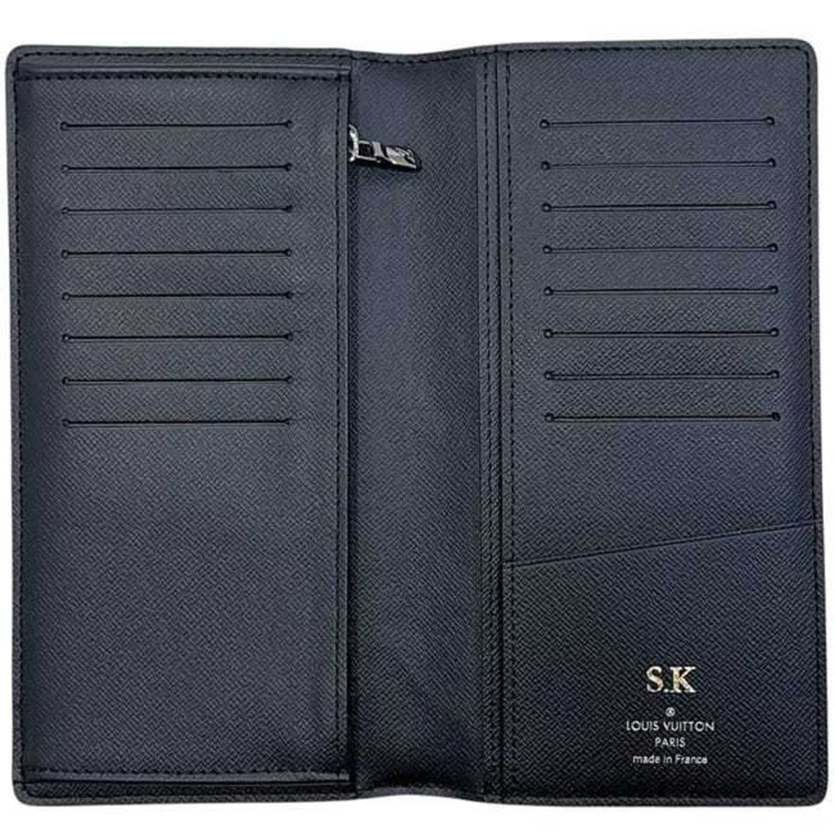 Louis Vuitton Black Monogram Eclipse Monogram Eclipse Long Wallet (Bi-Fold) (Pre-Owned)