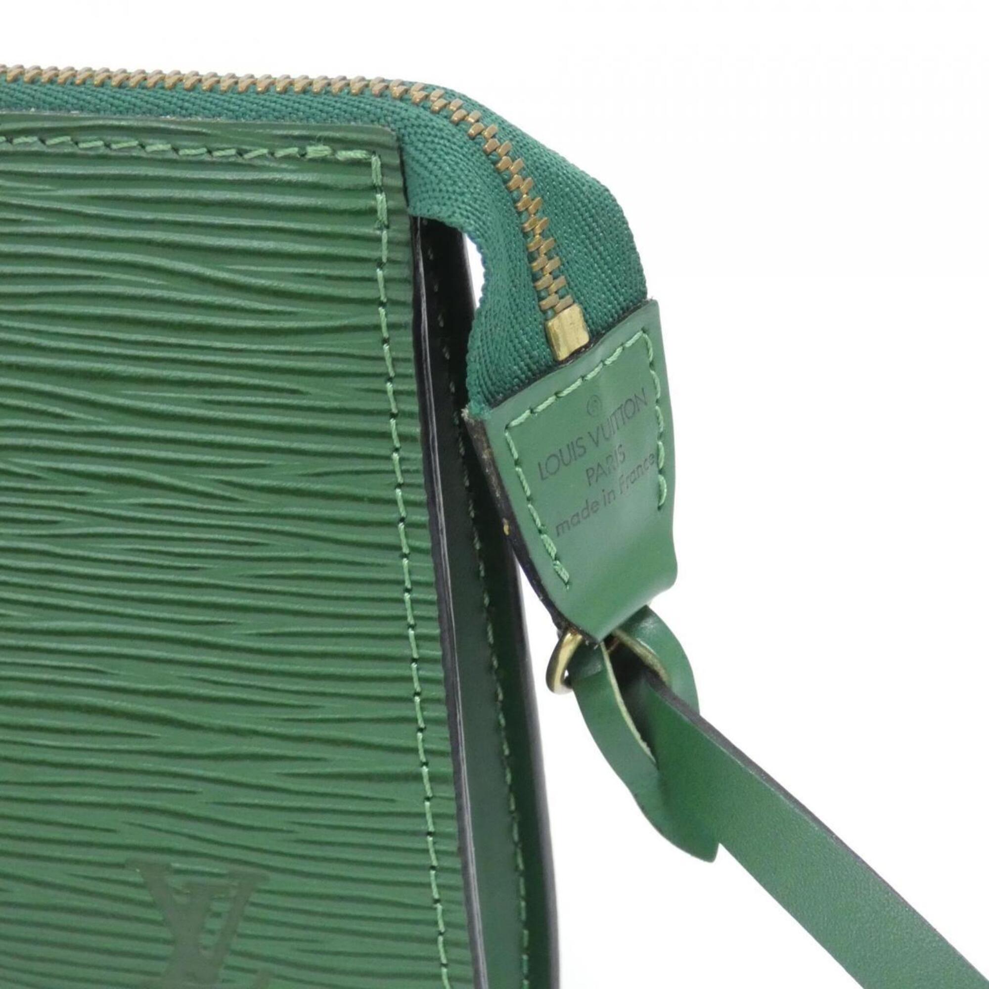 Louis Vuitton Epi Green Leather Pochette (Pre-Owned)