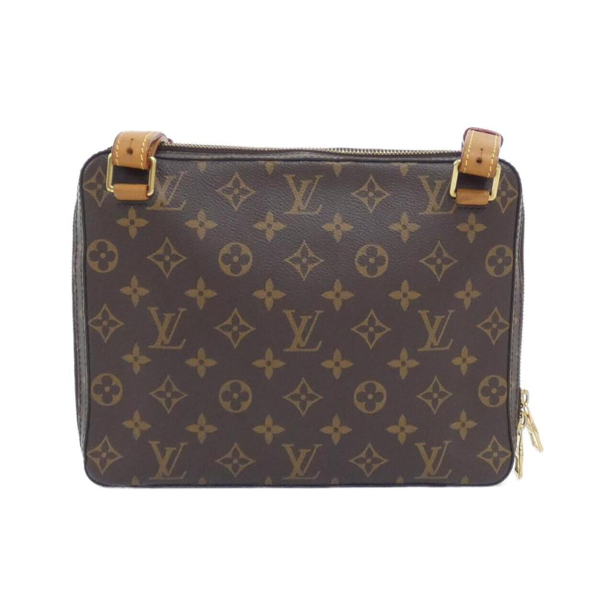 Louis Vuitton Monogram Marron Coated Canvas Shoulder Bag (Pre-Owned)