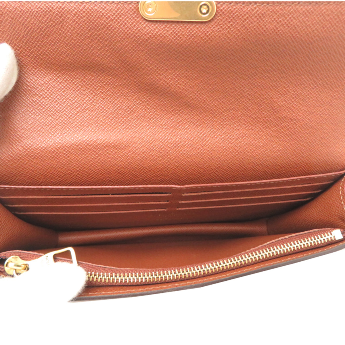Louis Vuitton Brown Monogram Pouch (Pre-Owned)