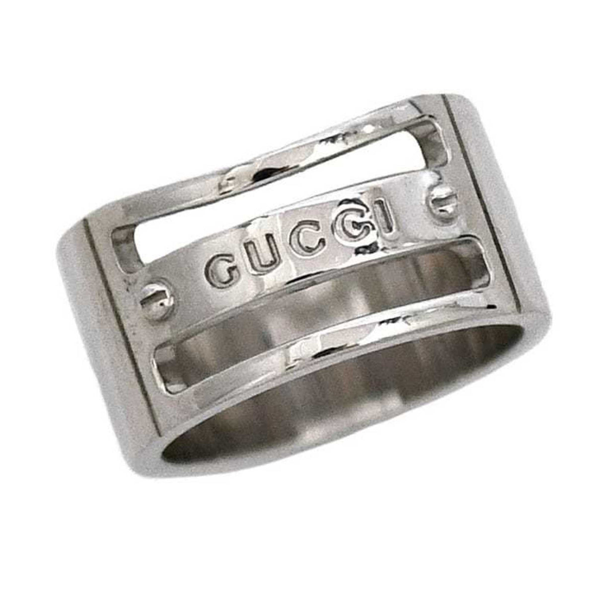 Gucci Silver 925 Band Ring (Pre-Owned)
