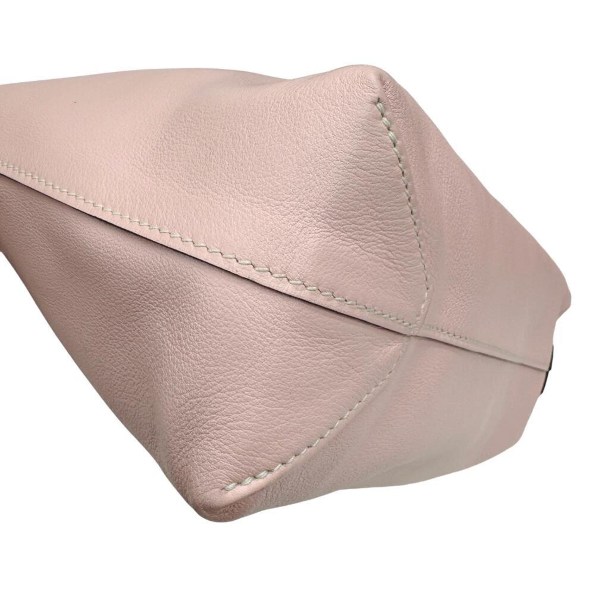 Hermes Rose Sakura Leather Tote Bag (Pre-Owned)