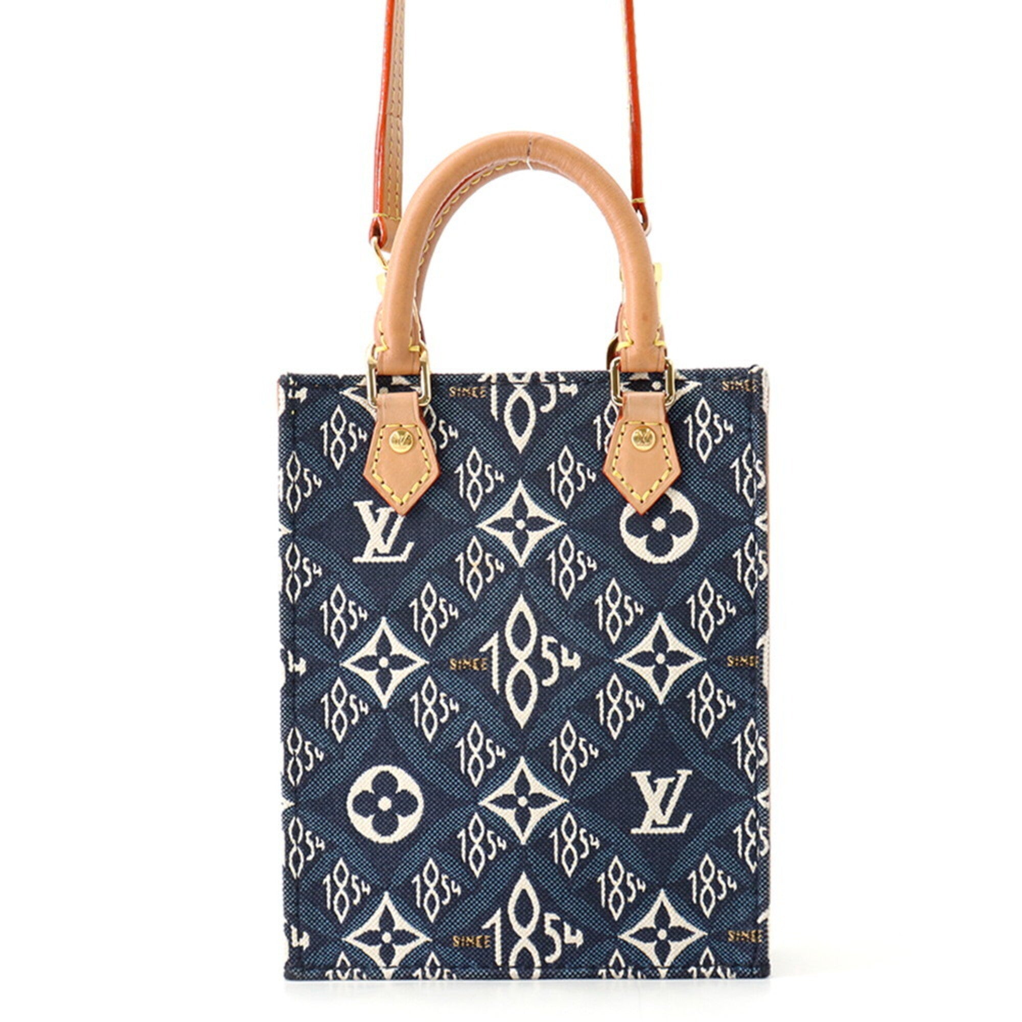 Louis Vuitton Blue Monogram Handbag (Pre-Owned)
