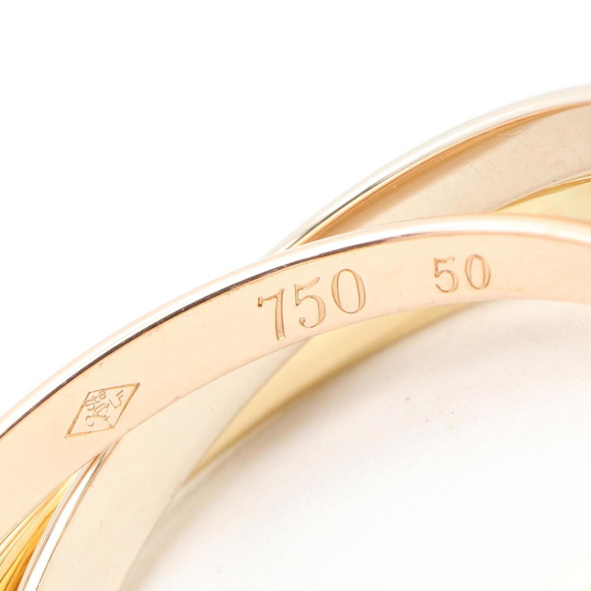 Cartier Gold Silver Yellow Gold (18K) Pink Gold (18K) White Gold (18K) Band Ring (Pre-Owned)