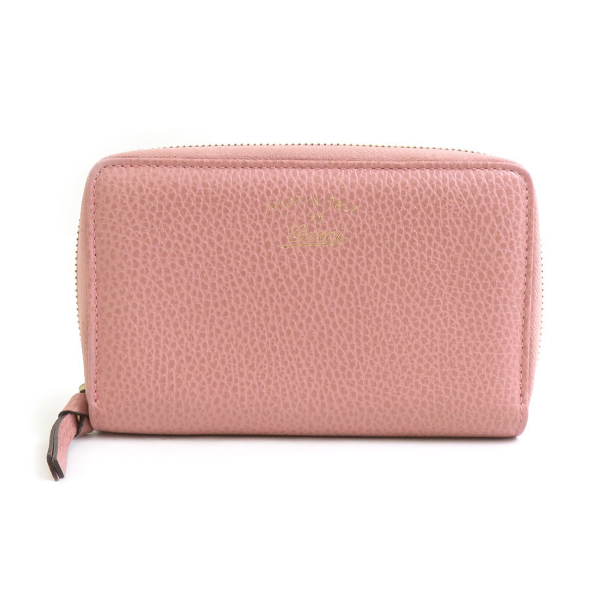 Gucci Pink Leather Wallet (Bi-Fold) (Pre-Owned)