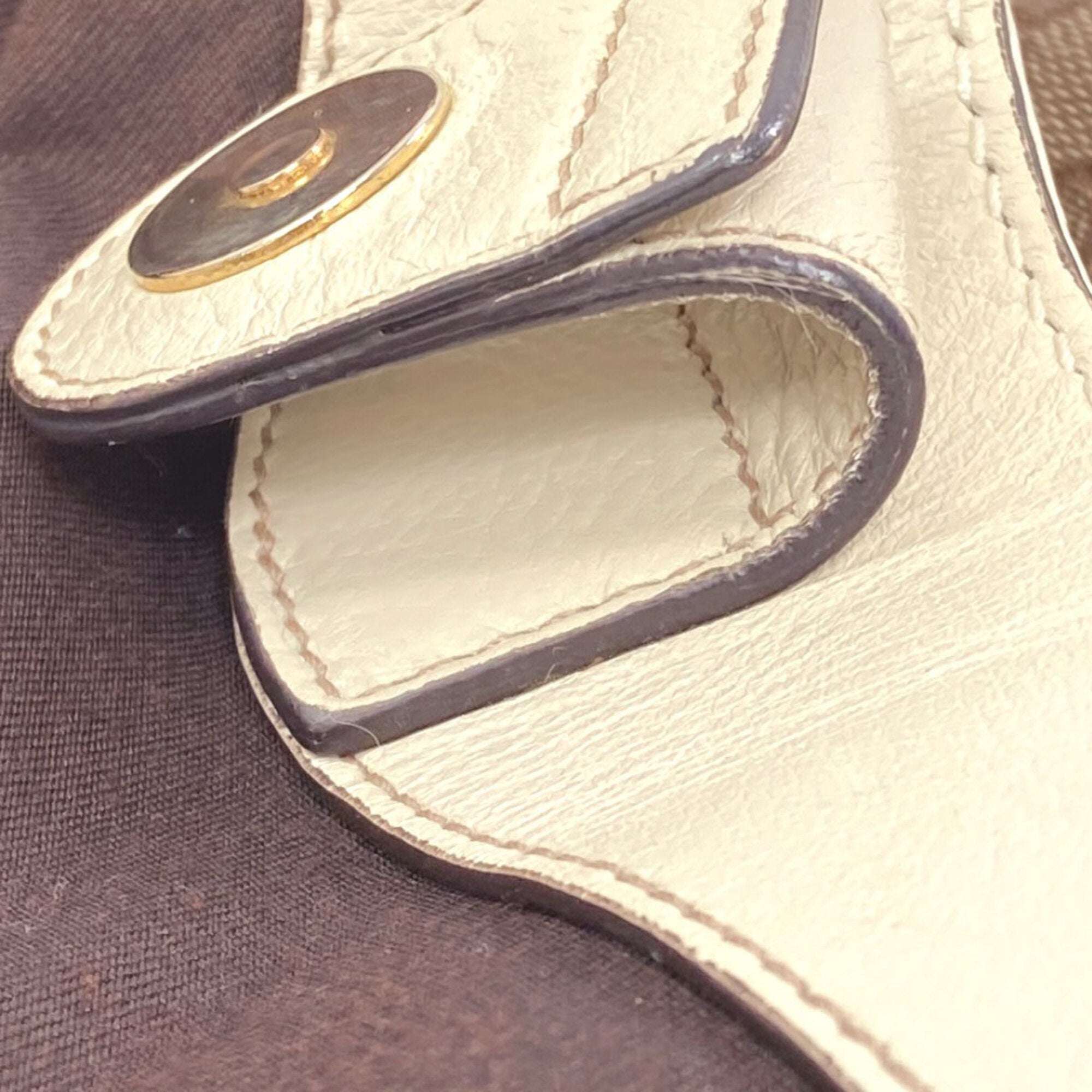 Gucci Sukey Brown Canvas Tote Bag (Pre-Owned)