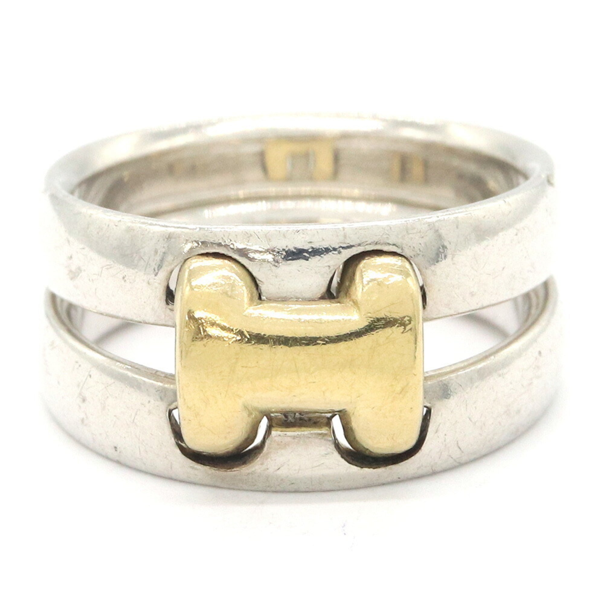 Hermes Black Yellow Sterling Silver 925 Yellow Gold (Pre-Owned)