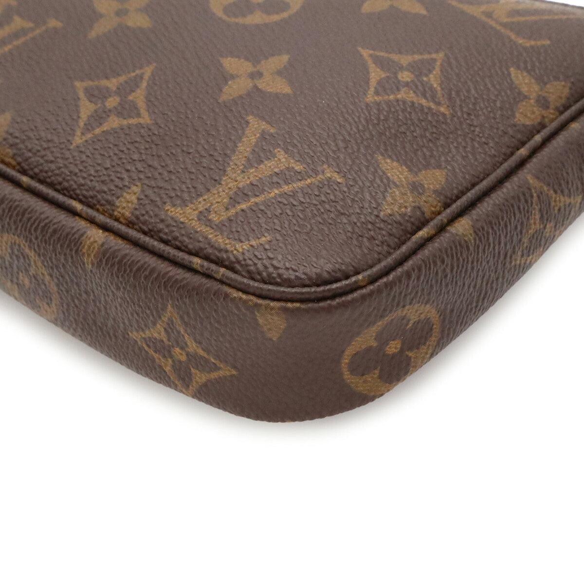 Louis Vuitton Brown Monogram Monogram Handbag Pochette Pouch (Pre-Owned)