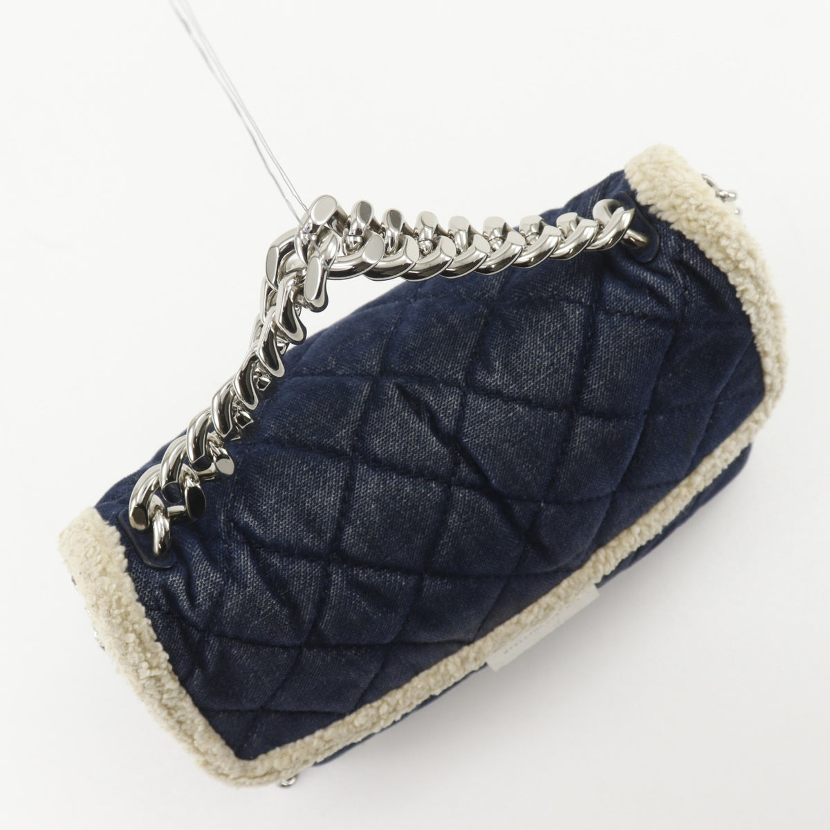 Stella Mccartney Blue Quilting Denim Shoulder Bag (Pre-Owned)