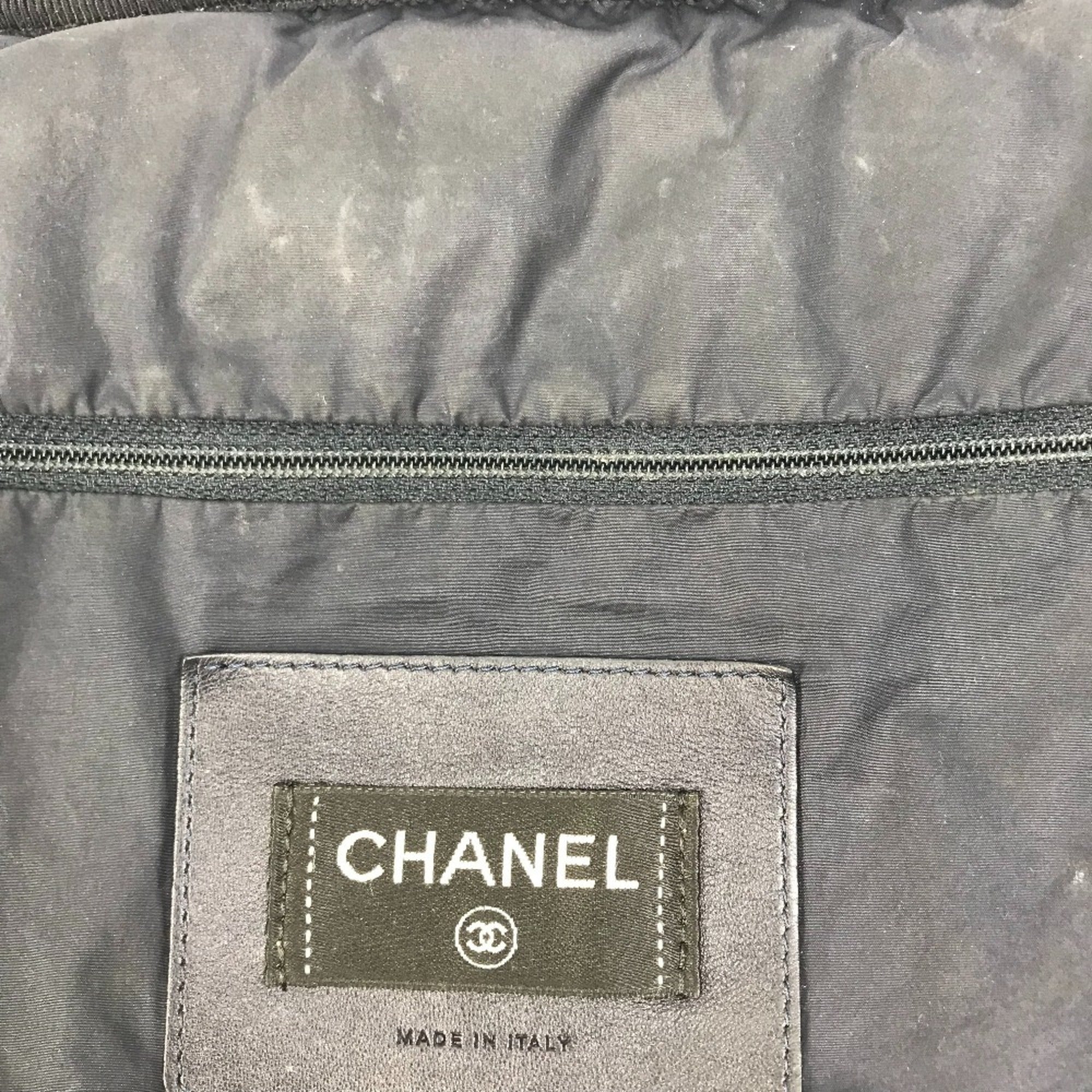 Chanel Navy Pink Nylon Tweed Fanny Pack Shoulder Bag (Pre-Owned)