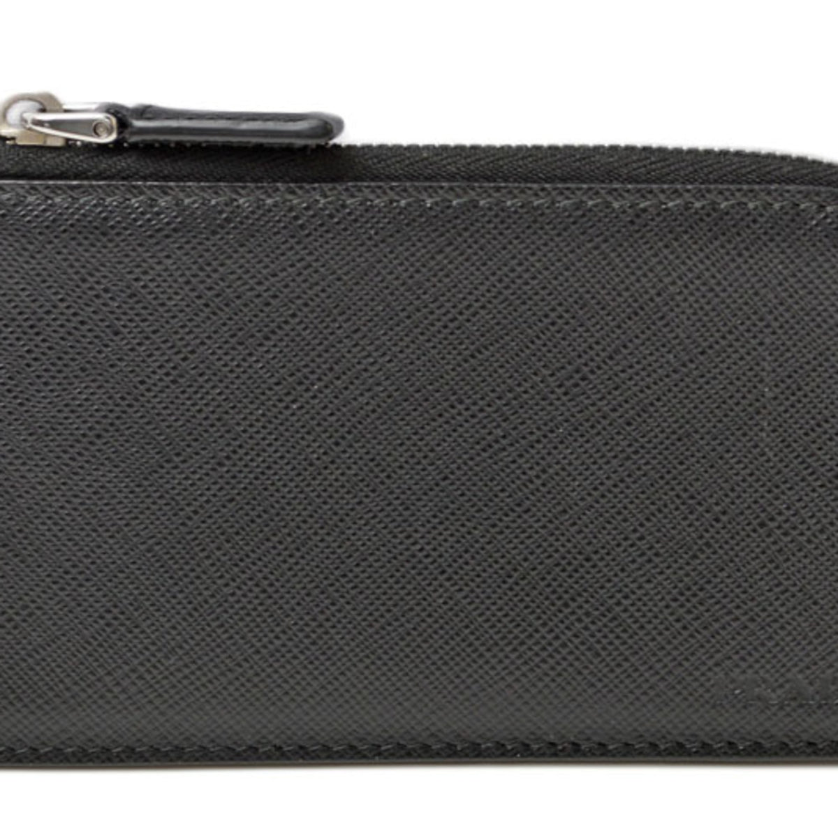 Prada Black Nero Leather Coin Purse/Coin Case (Pre-Owned)
