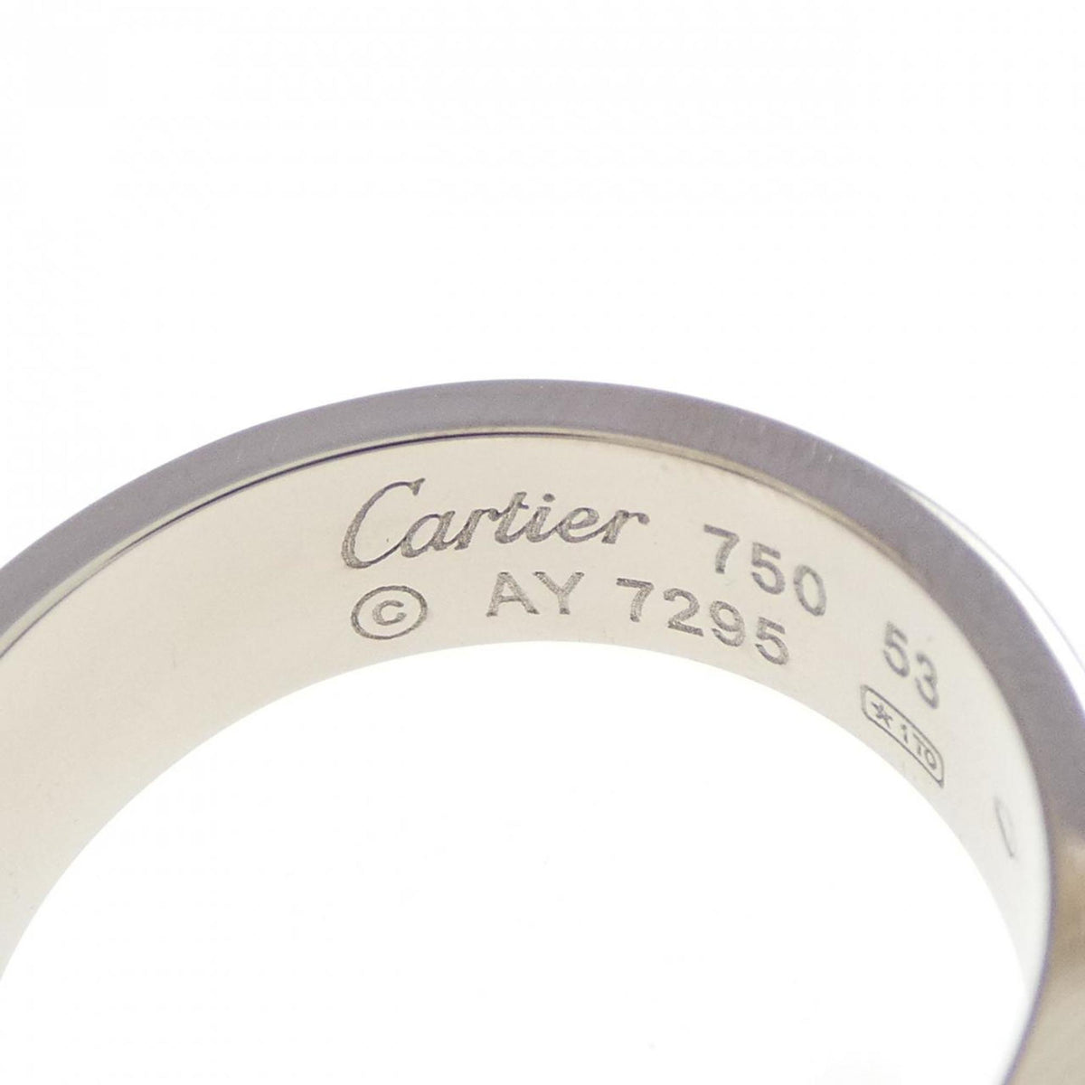 Cartier White Gold (18K) Band Ring (Pre-Owned)
