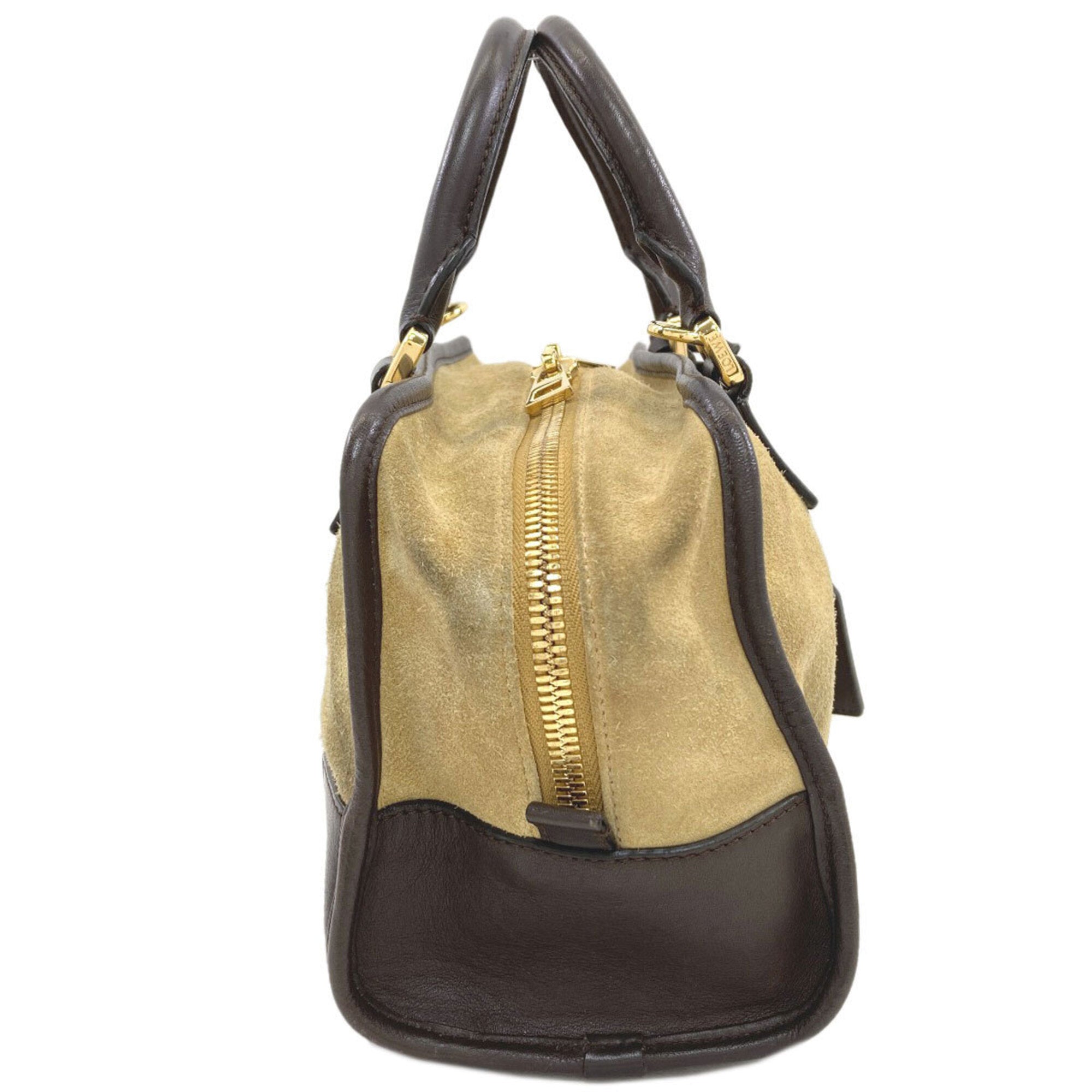 Loewe Brown Suede Handbag (Pre-Owned)