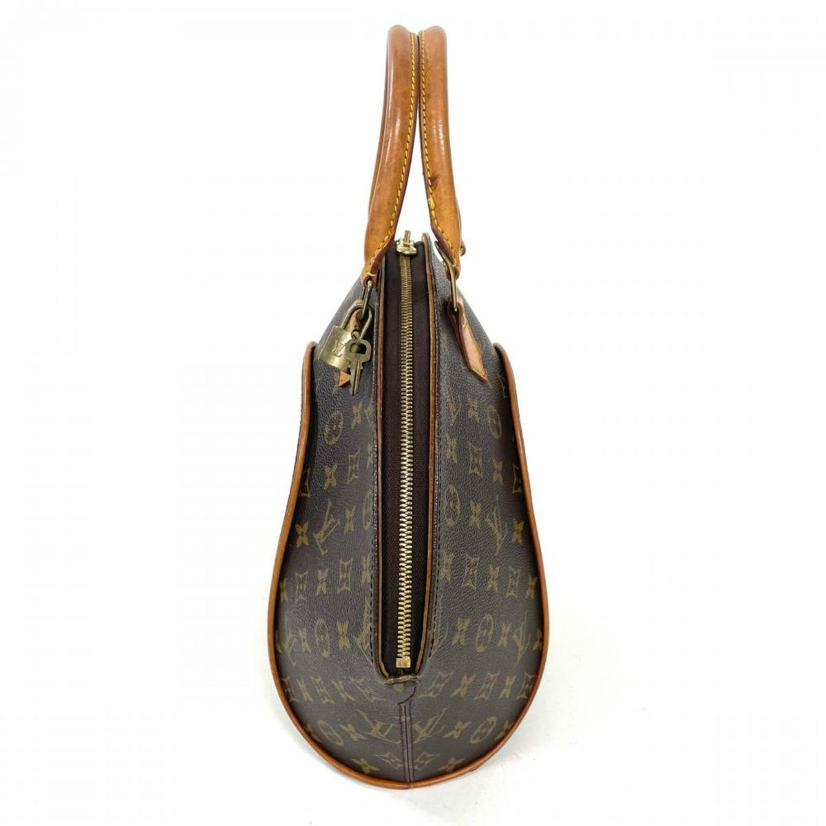 Louis Vuitton Brown Monogram Canvas Handbag (Pre-Owned)