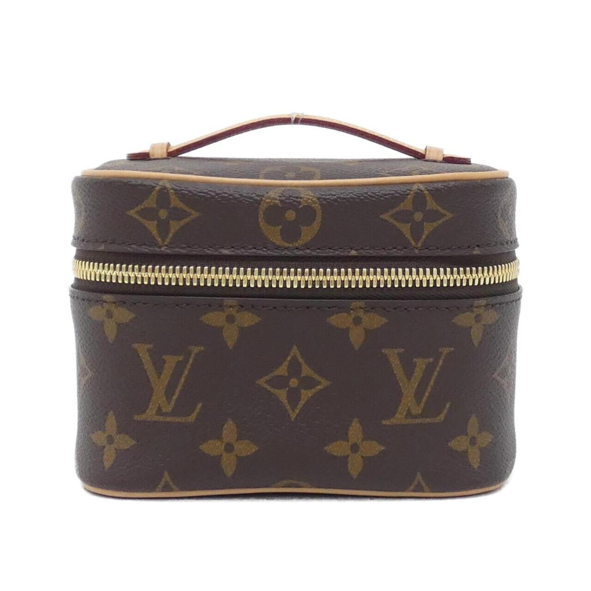Louis Vuitton Marron Coated Canvas Pouch (Pre-Owned)