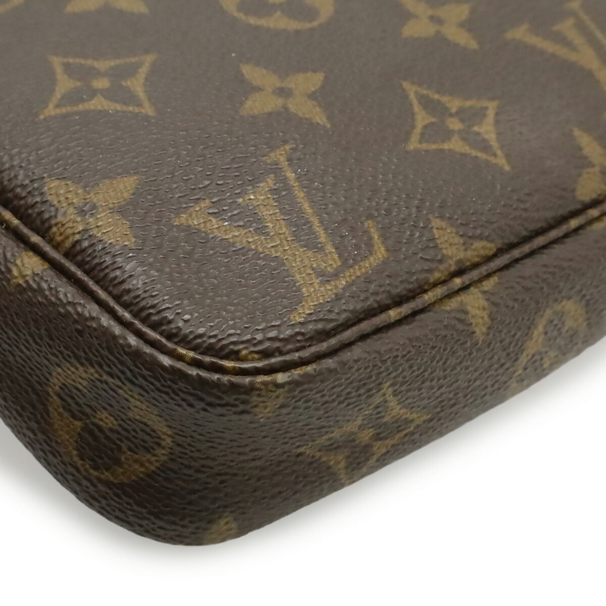 Louis Vuitton Monogram Brown Monogram Handbag Pochette (Pre-Owned)
